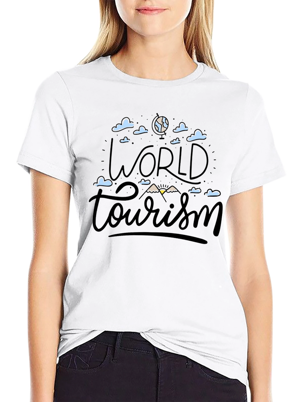 World Tourism Graphic Tee - Adventure Awaits!