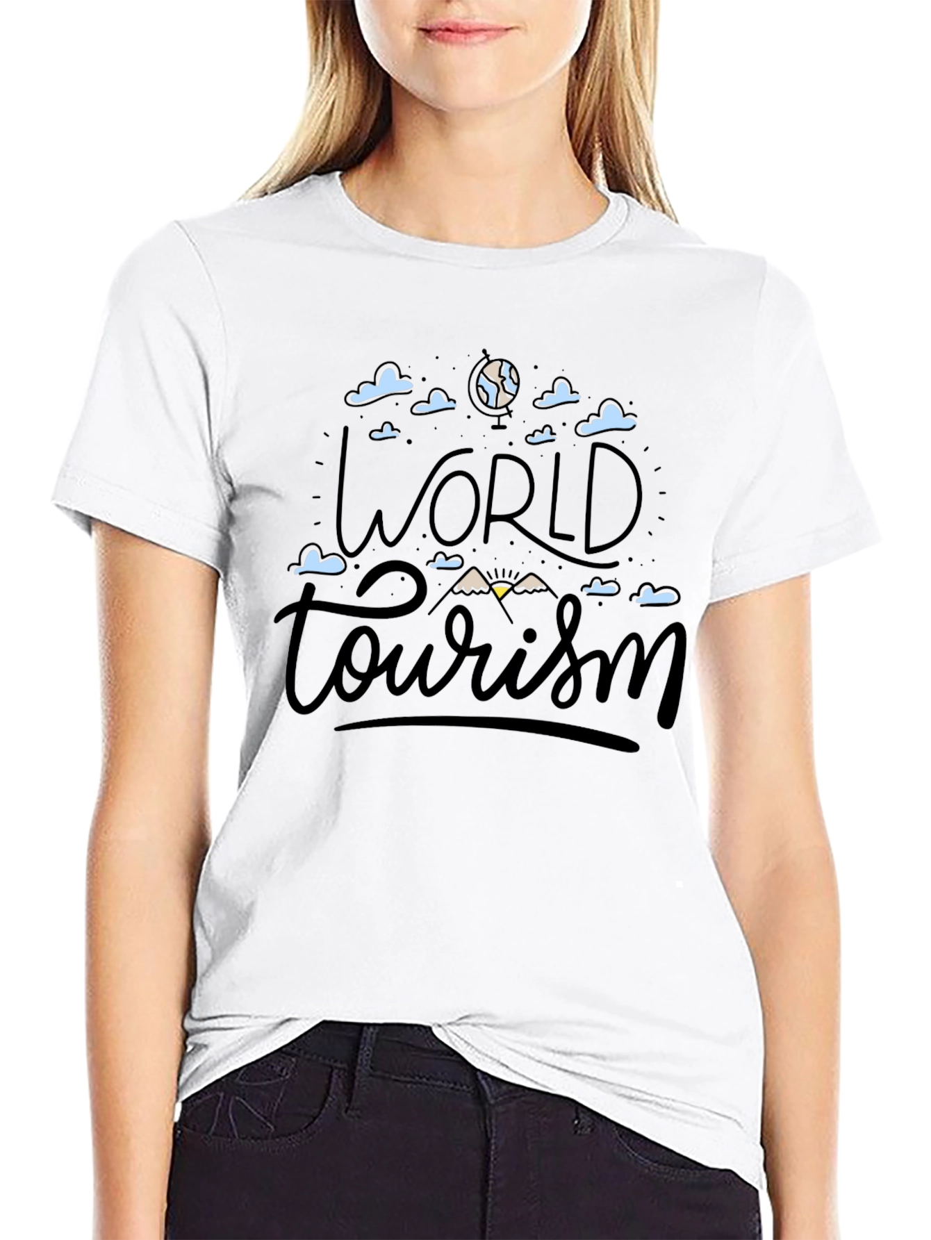World Tourism Graphic Tee - Adventure Awaits!