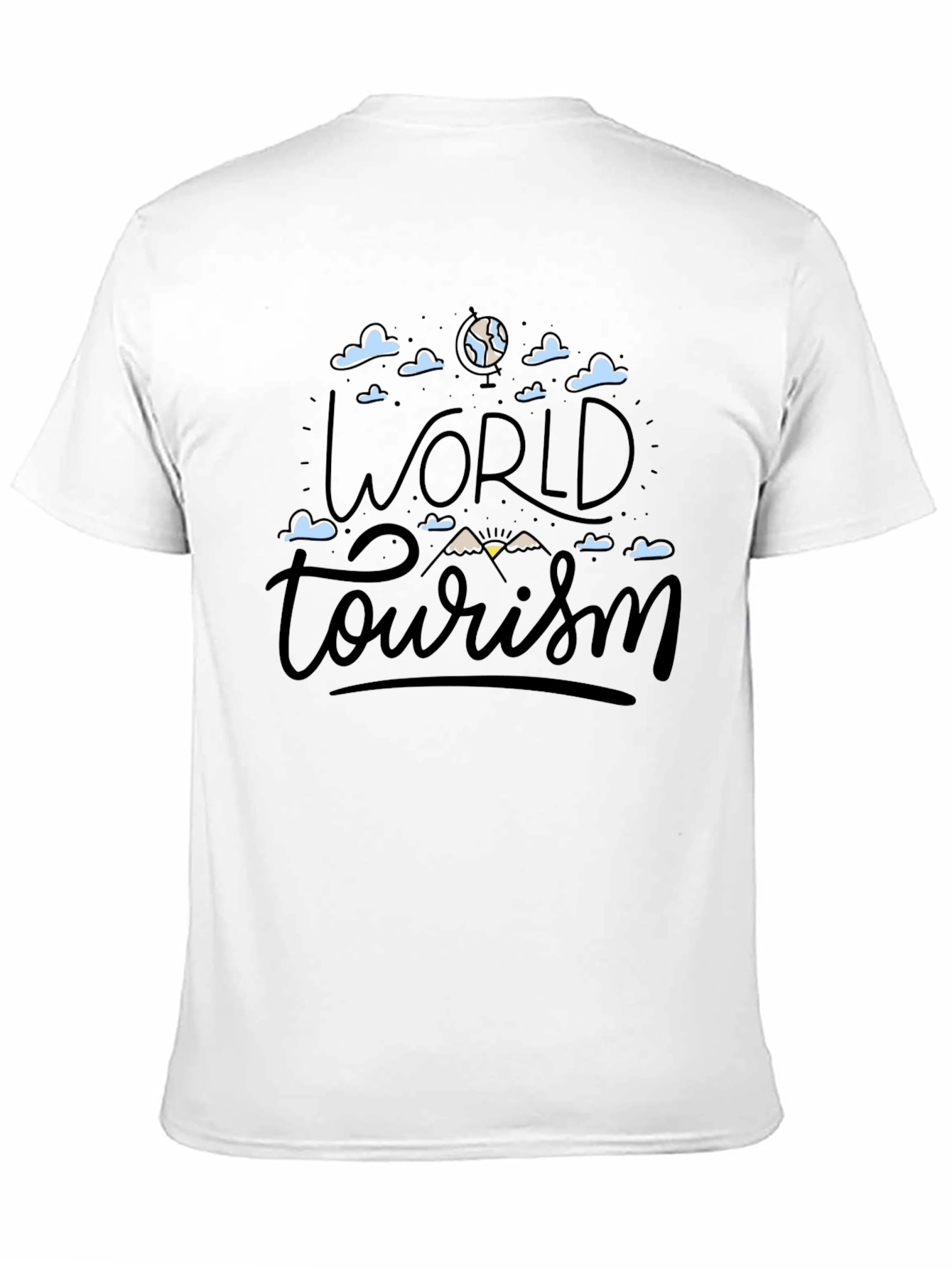 World Tourism Graphic Tee - Adventure Awaits!