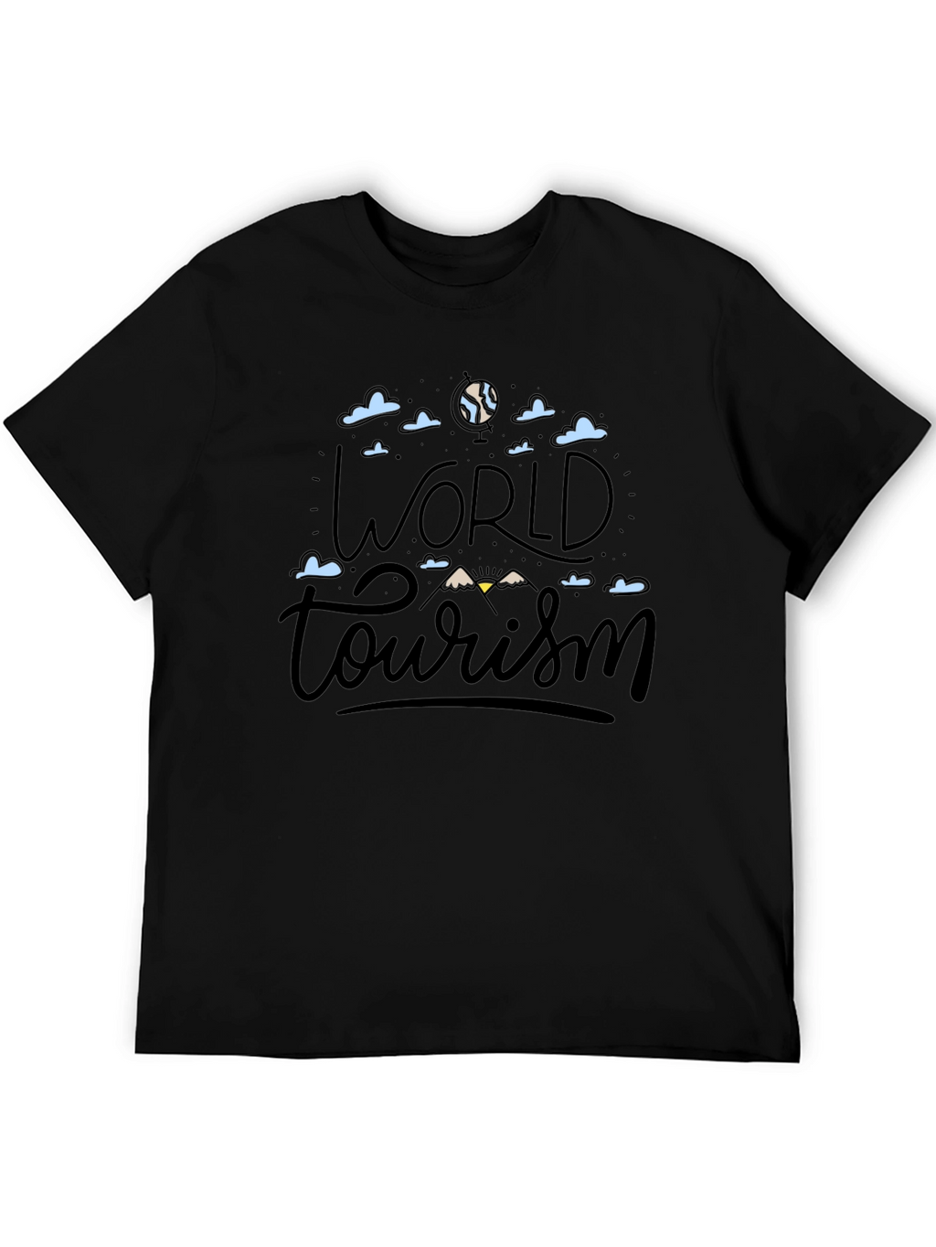 World Tourism Graphic Tee - Adventure Awaits!