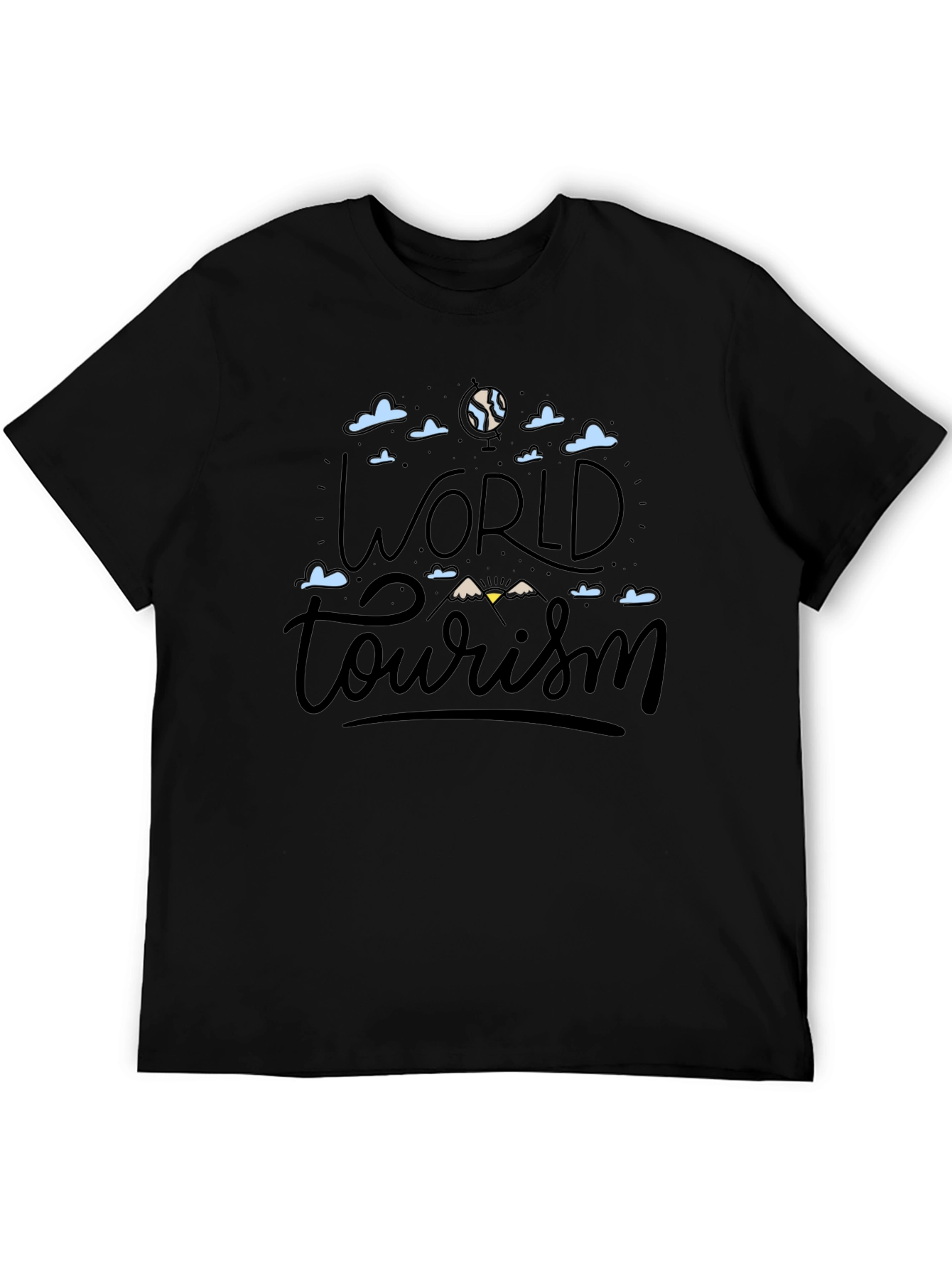 World Tourism Graphic Tee - Adventure Awaits!