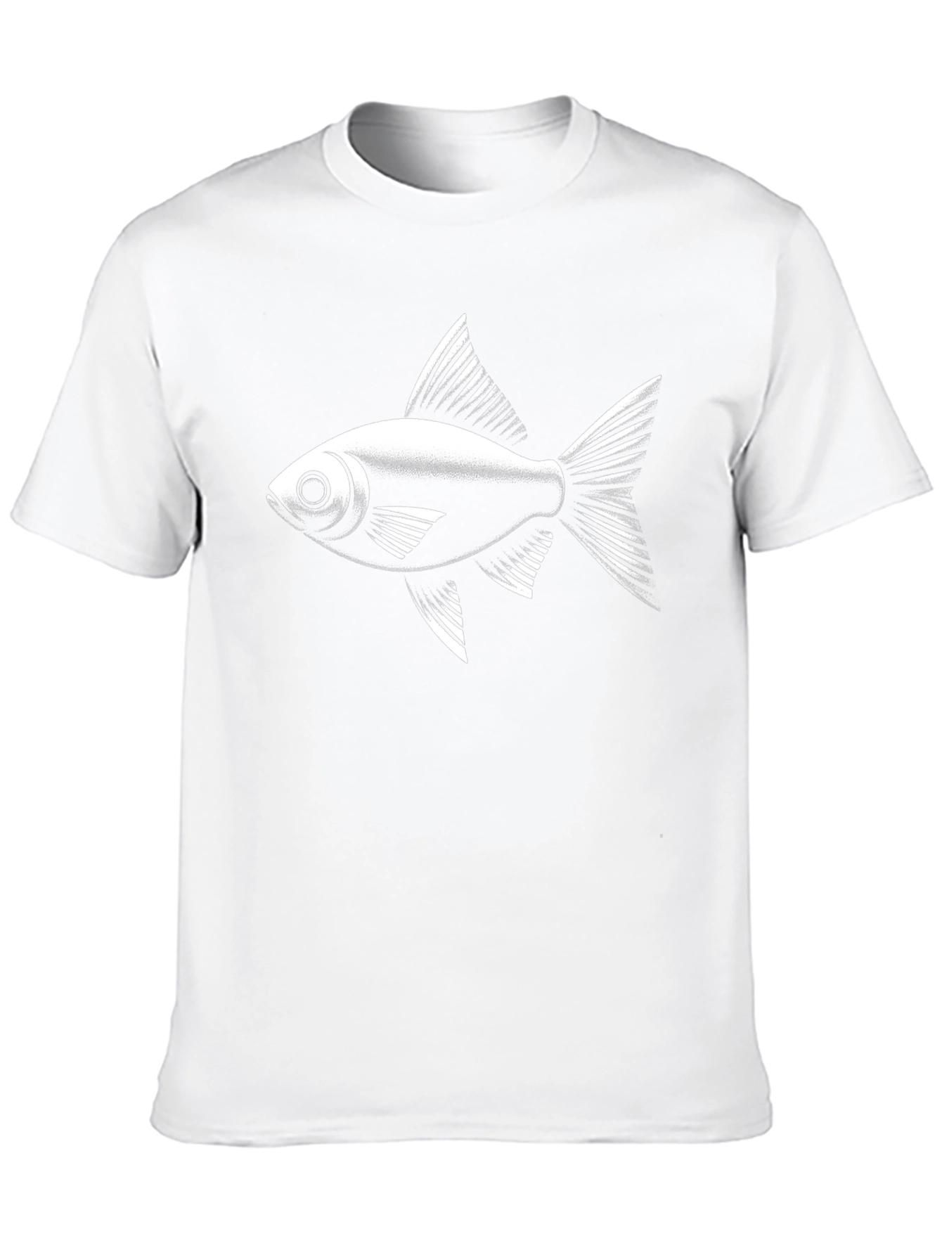 Fish Graphic Black T-Shirt