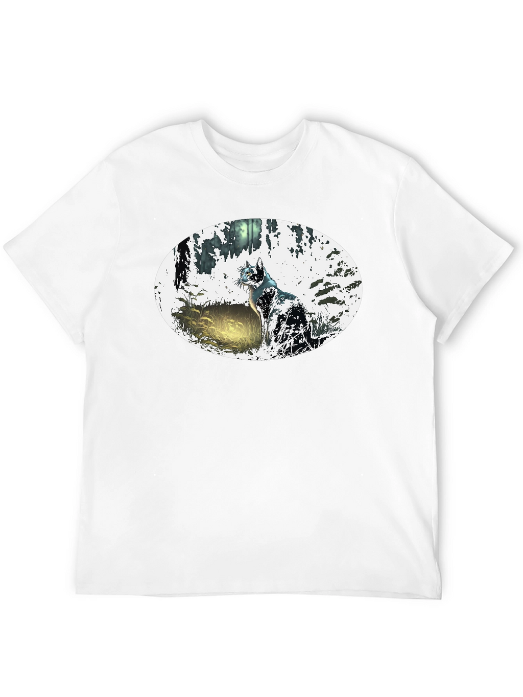 Mystic Cat Black T-Shirt