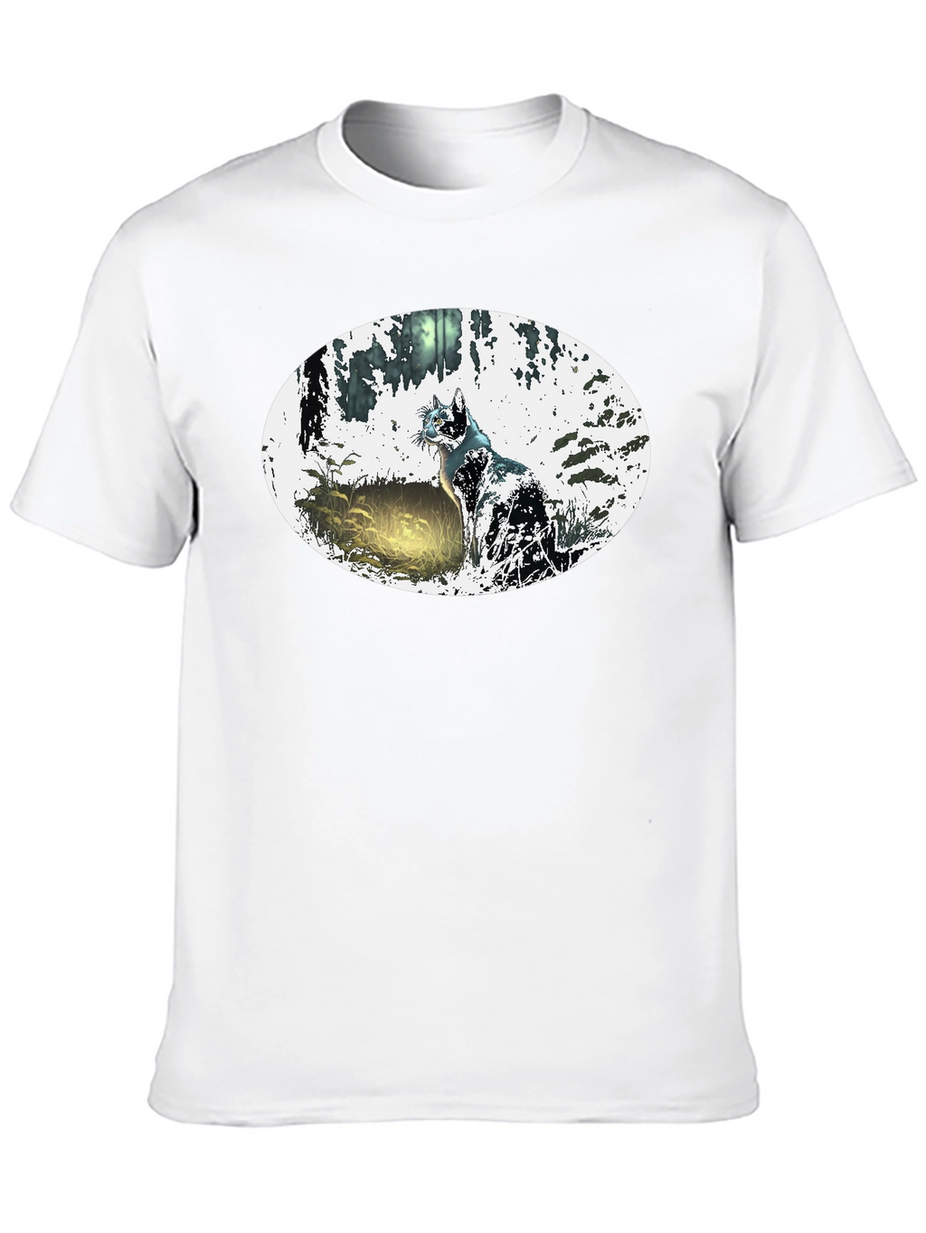 Mystic Cat Black T-Shirt