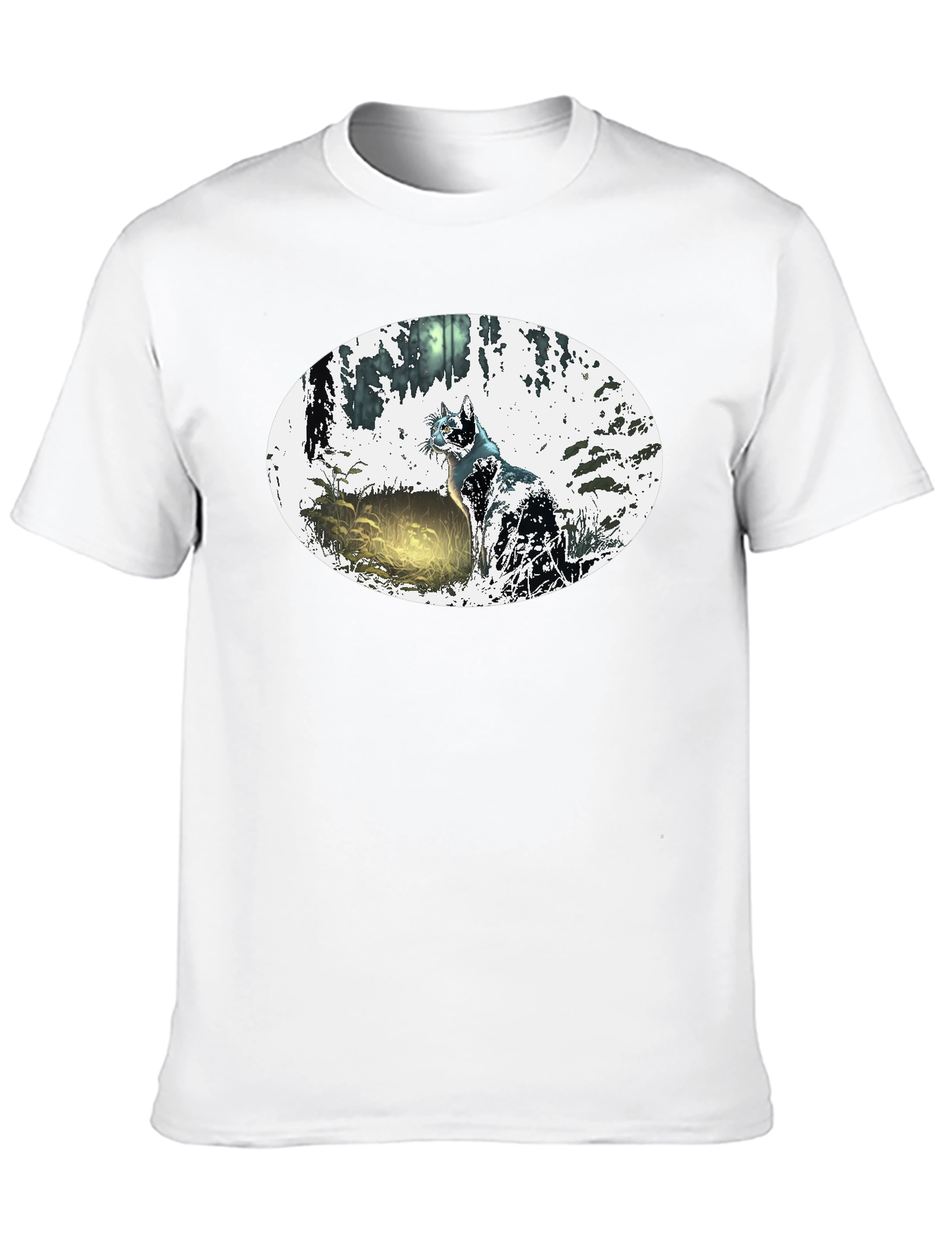Mystic Cat Black T-Shirt