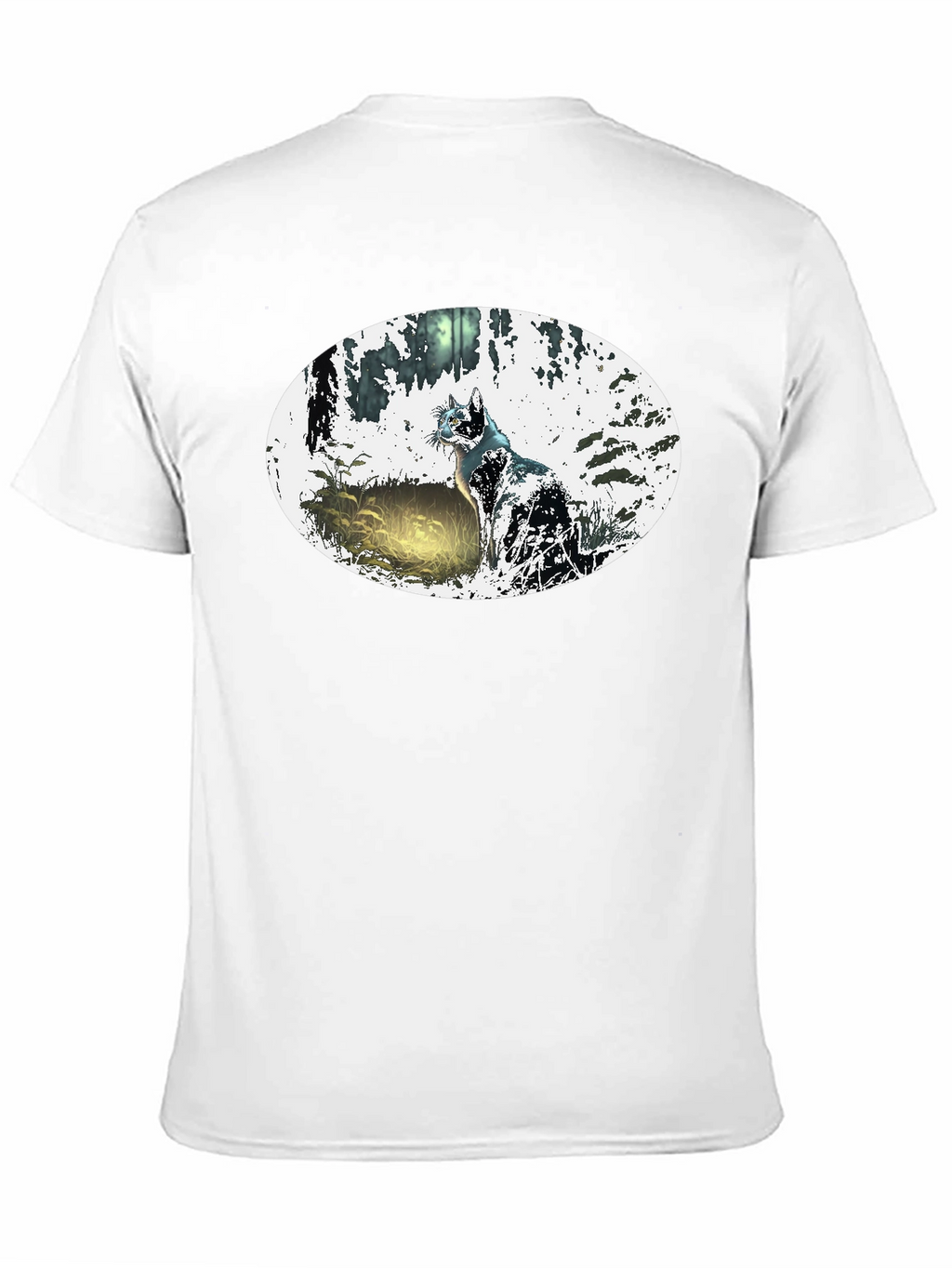 Mystic Cat Black T-Shirt