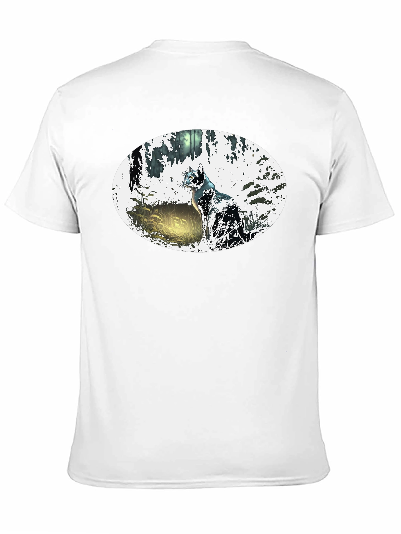 Mystic Cat Black T-Shirt
