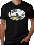 Mystic Cat Black T-Shirt