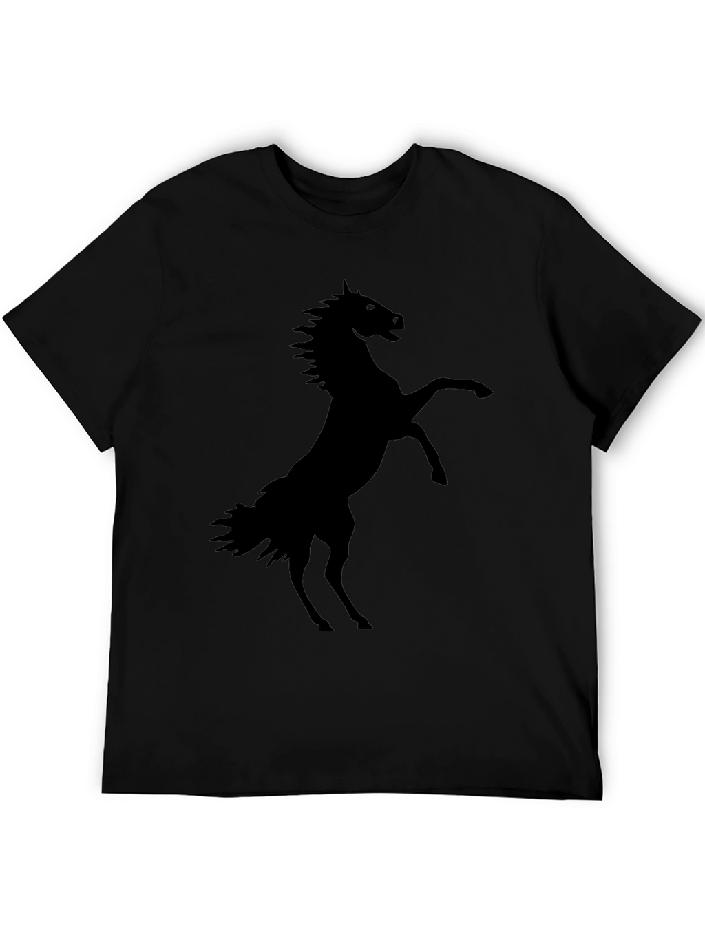 Black Horse Silhouette Graphic Tee