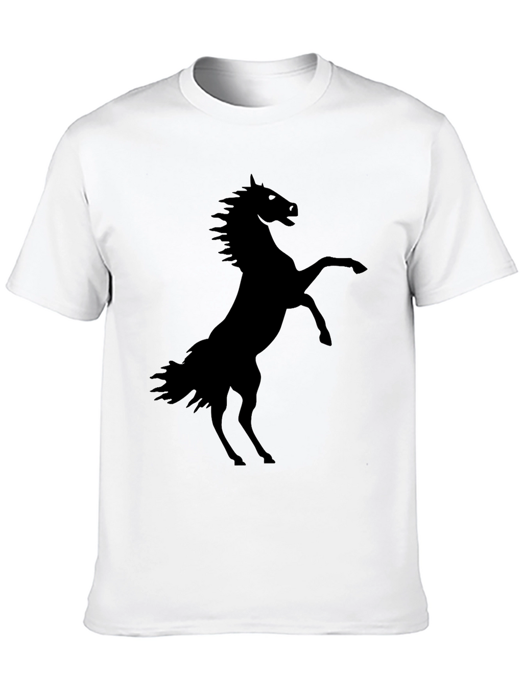Black Horse Silhouette Graphic Tee