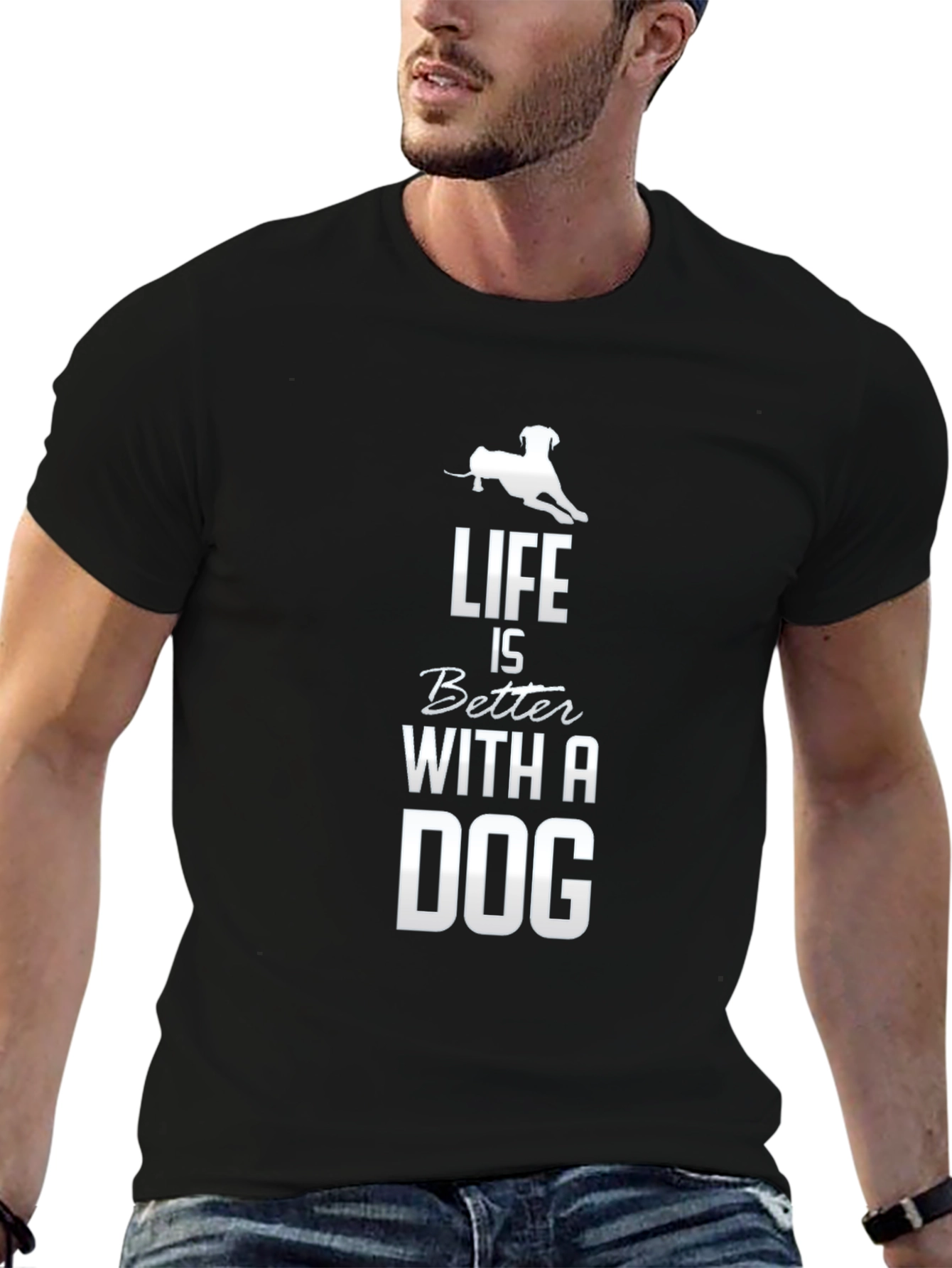Life is Better with a Dog Graphic Tee