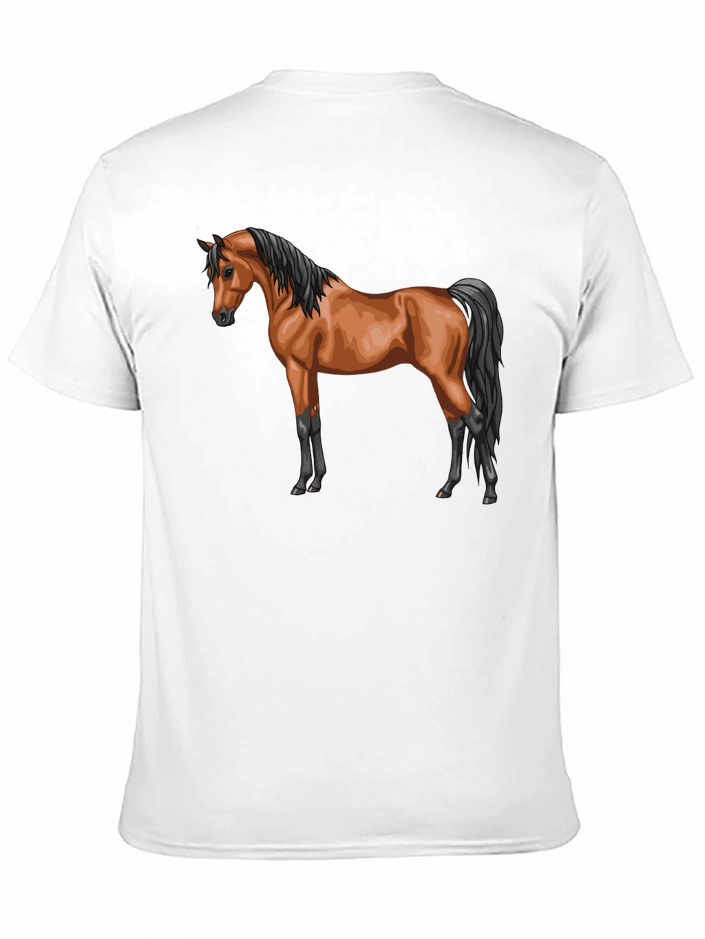 Horse Graphic T-Shirt Stylish Casual Tee
