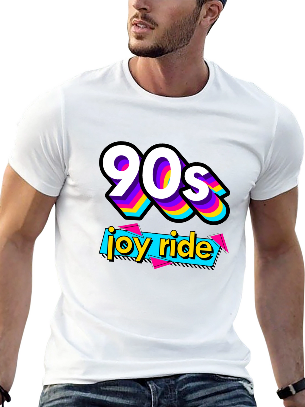 90s Joy Ride Graphic Tee - Retro Style