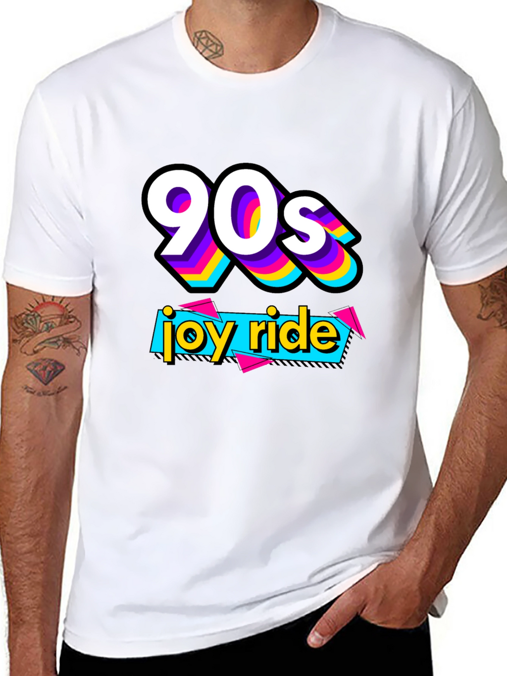 90s Joy Ride Graphic Tee - Retro Style