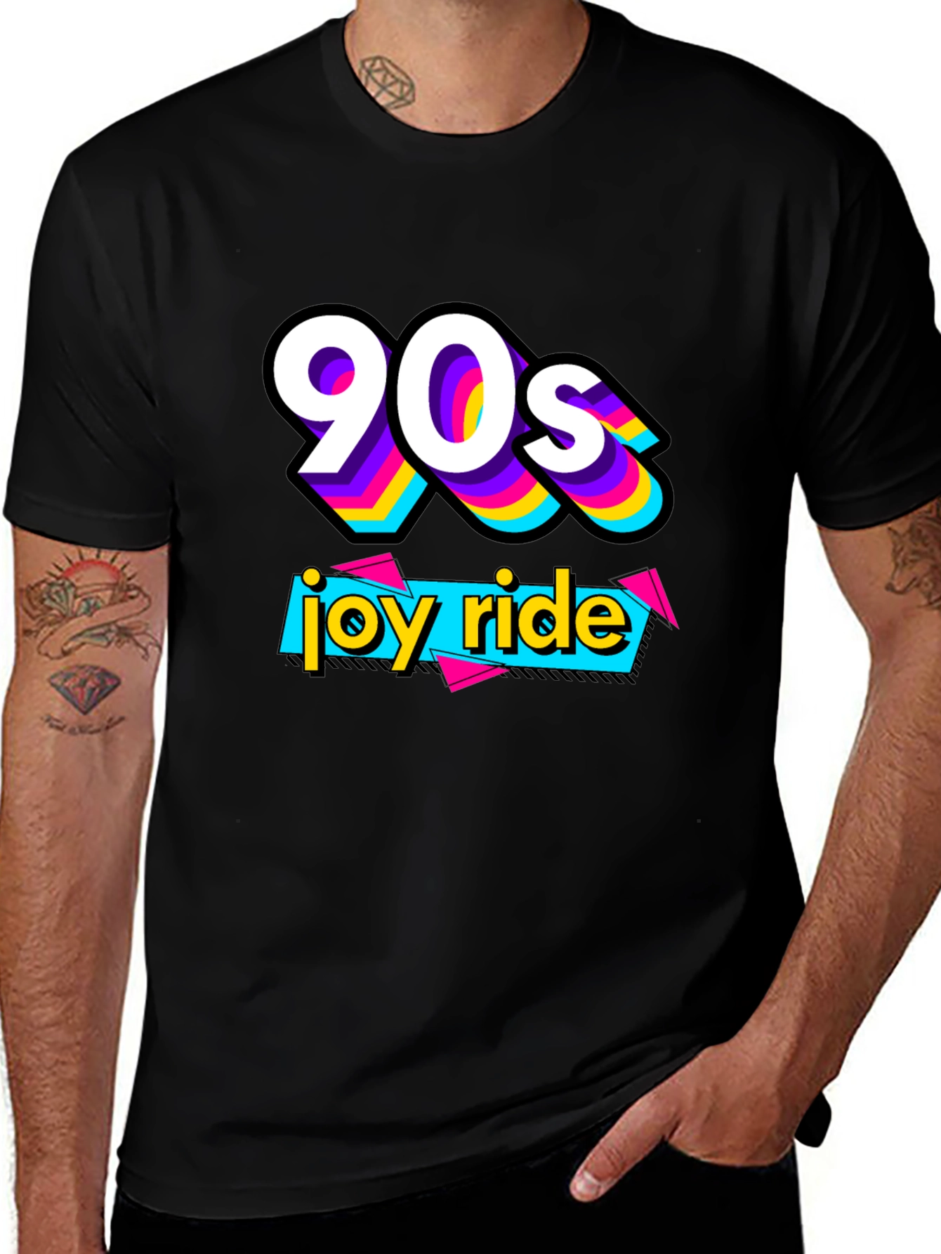 90s Joy Ride Graphic Tee - Retro Style