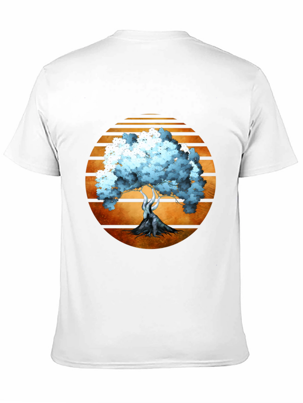 Sunset Tree Graphic Tee - Black