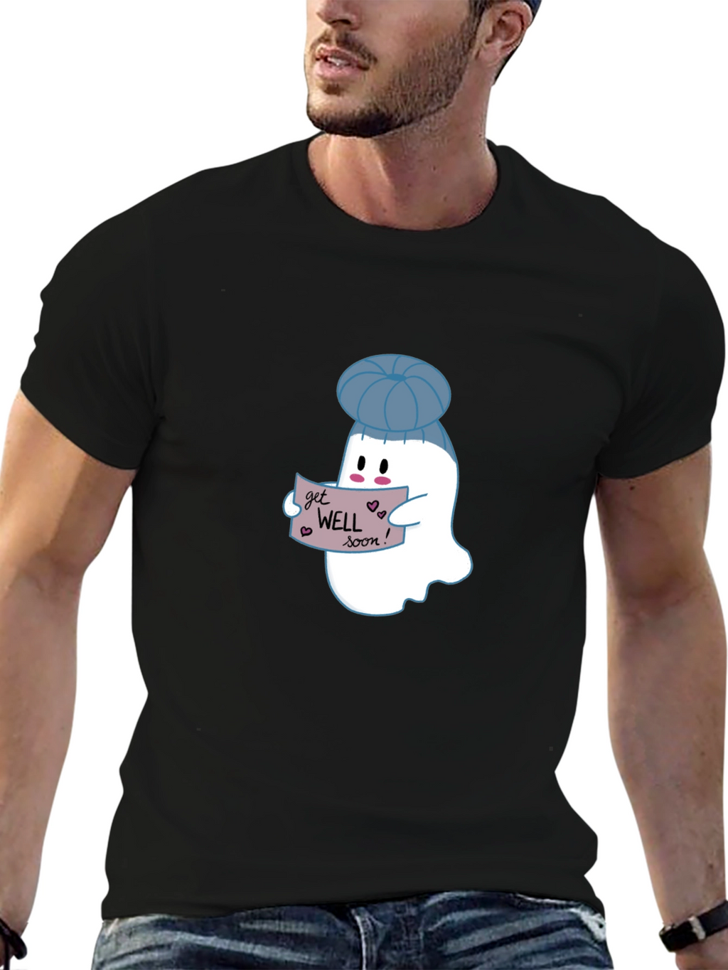 Cute Ghost Get Well Soon T-Shirt