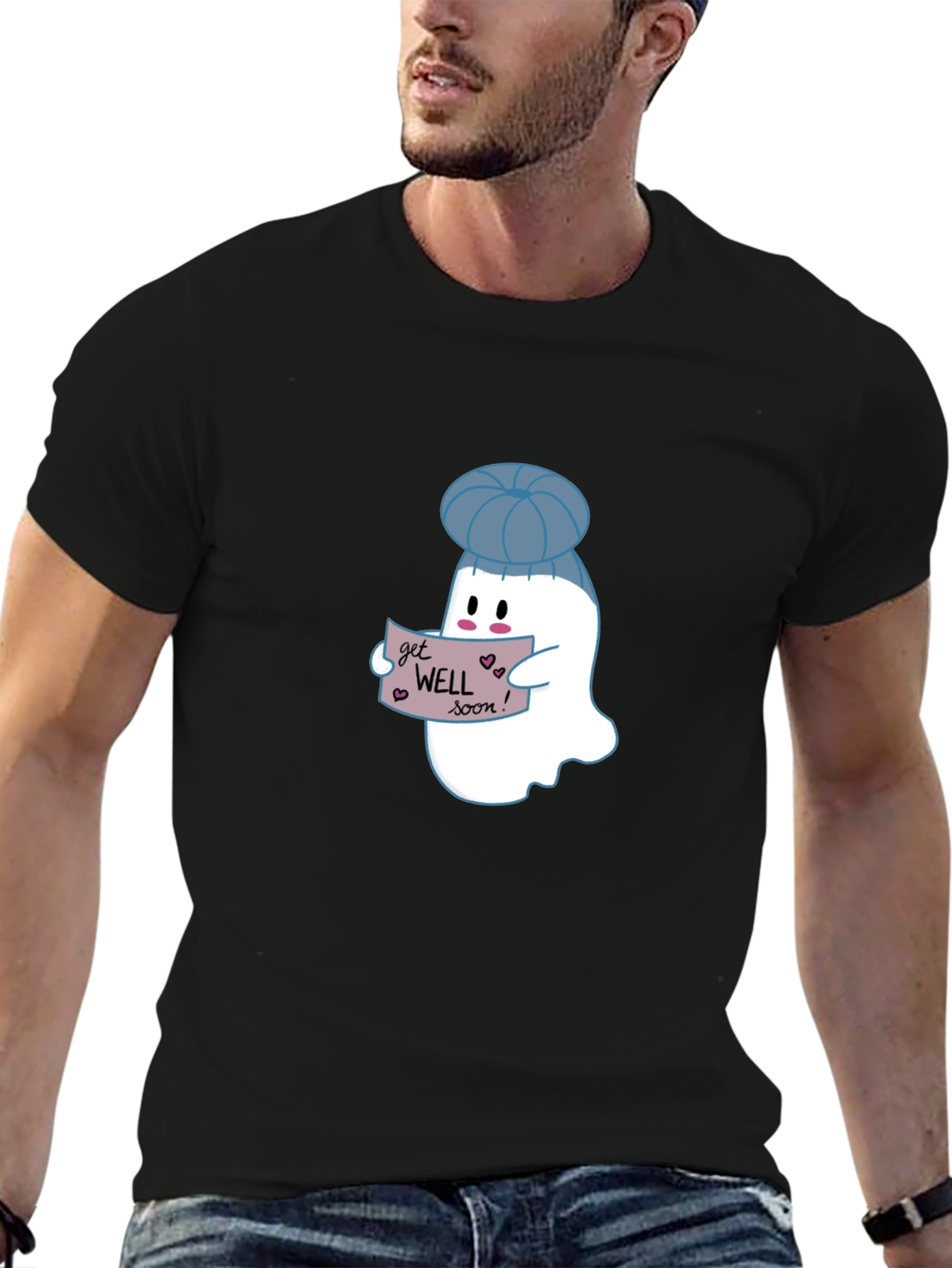 Cute Ghost Get Well Soon T-Shirt