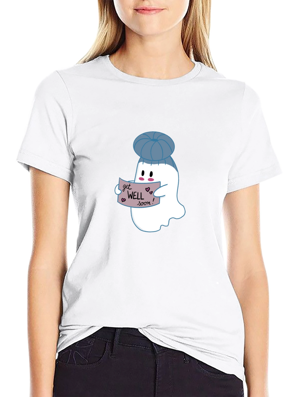 Cute Ghost Get Well Soon T-Shirt