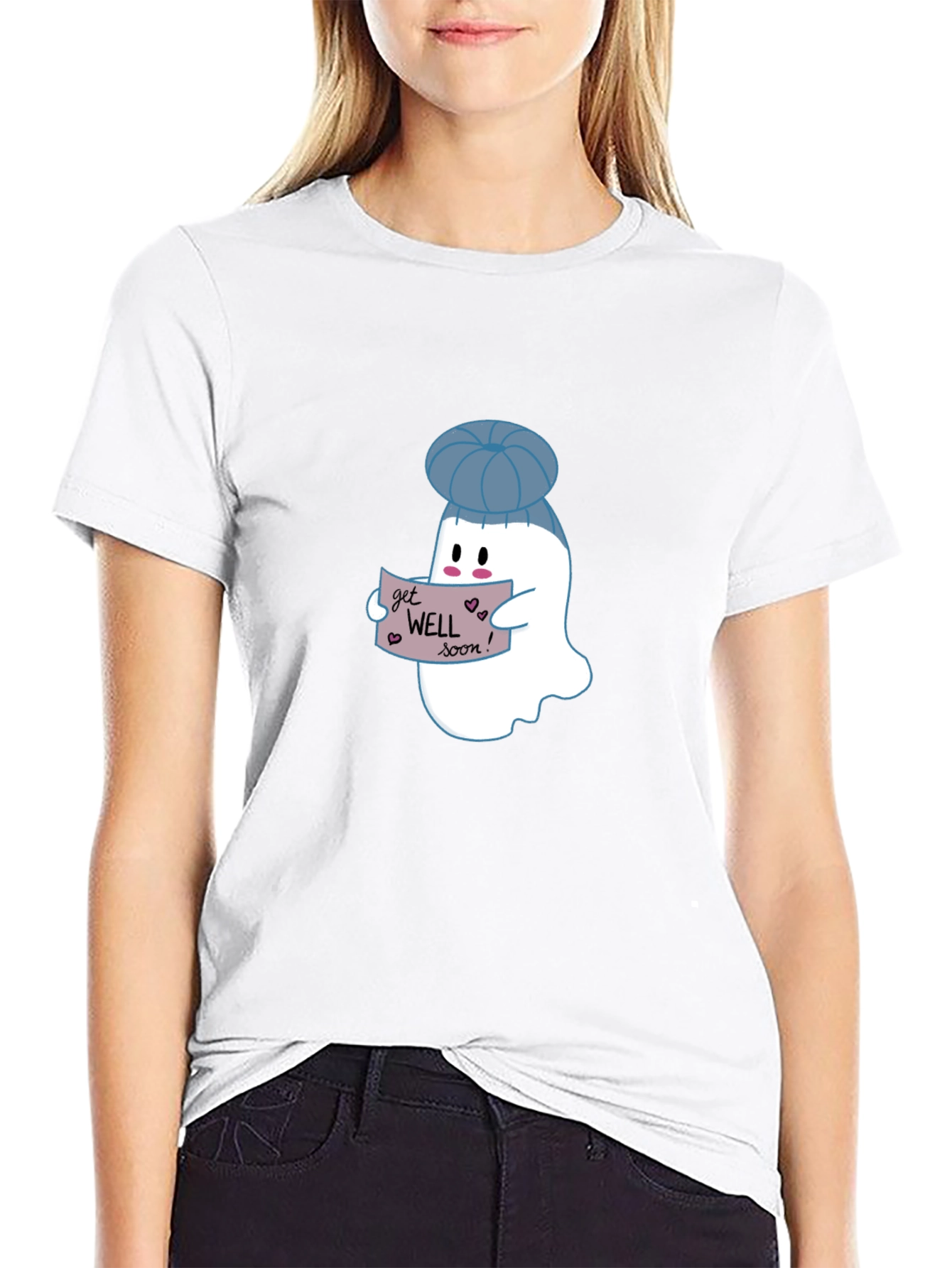 Cute Ghost Get Well Soon T-Shirt