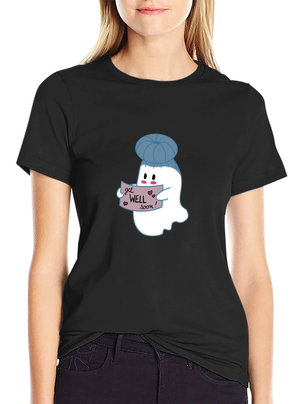 Cute Ghost Get Well Soon T-Shirt