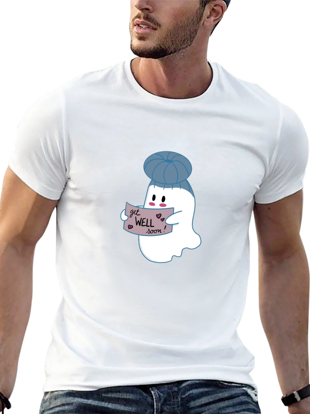 Cute Ghost Get Well Soon T-Shirt