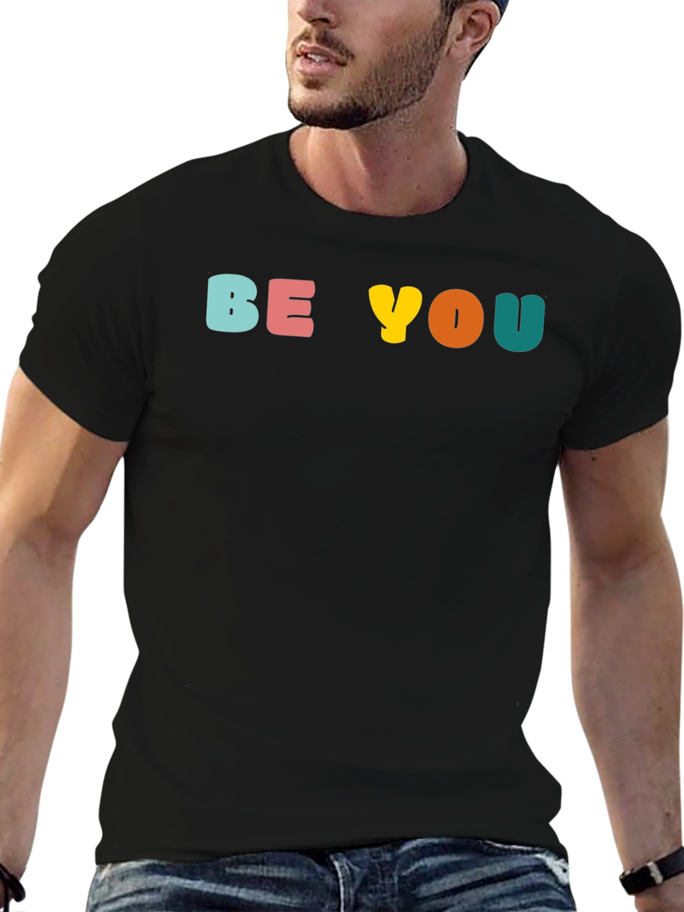 Be You Graphic Tee - Black
