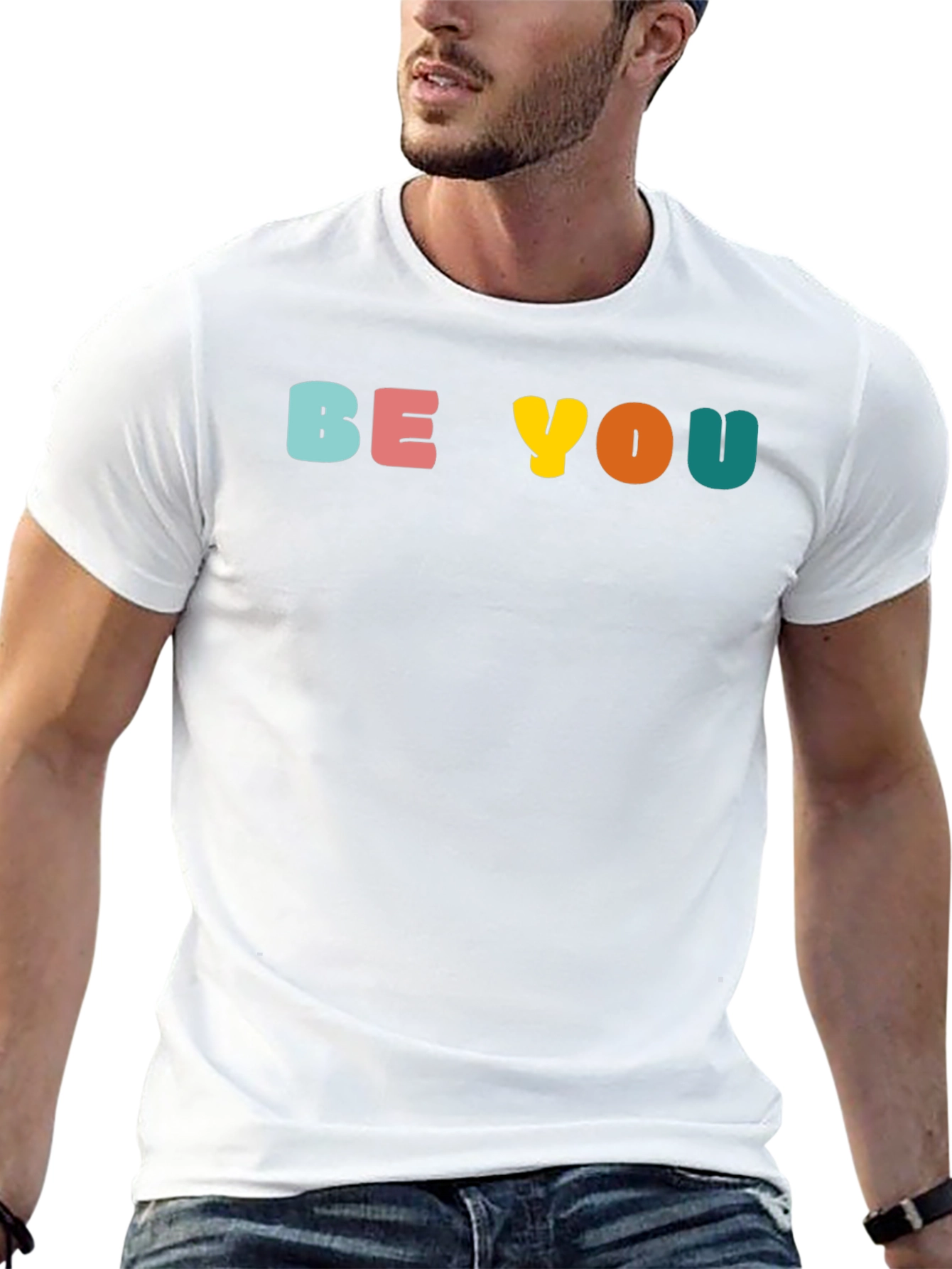 Be You Graphic Tee - Black