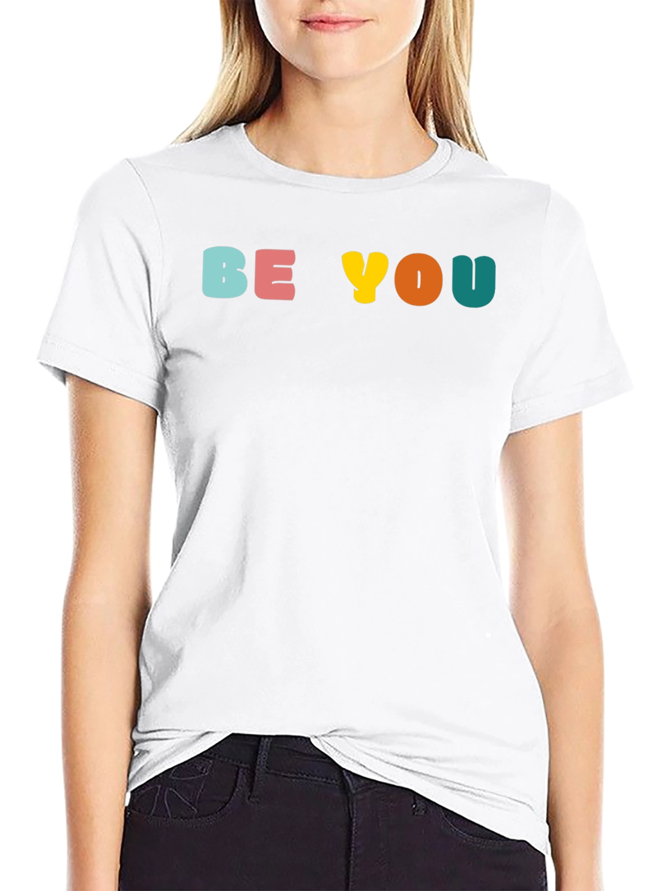 Be You Graphic Tee - Black