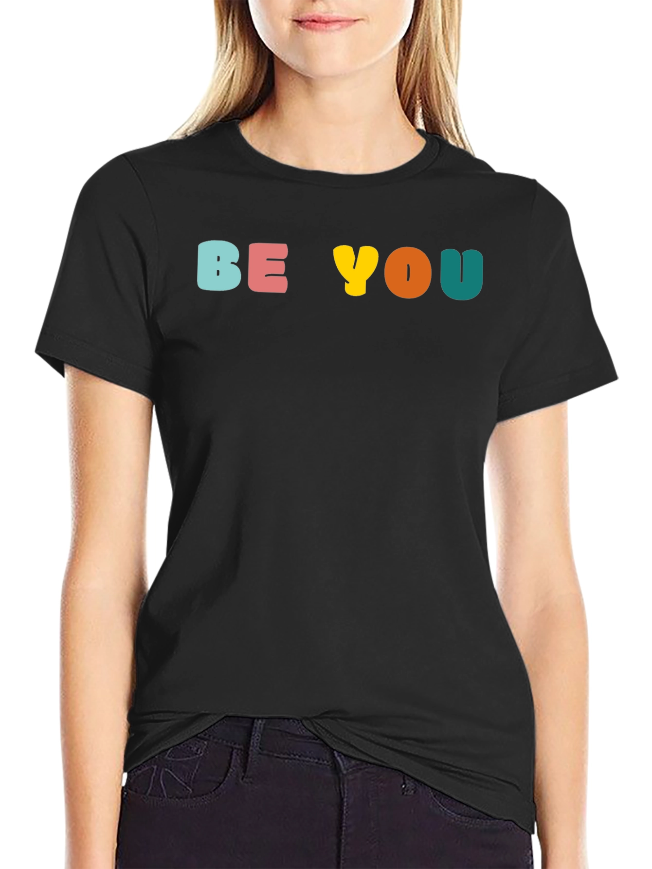 Be You Graphic Tee - Black