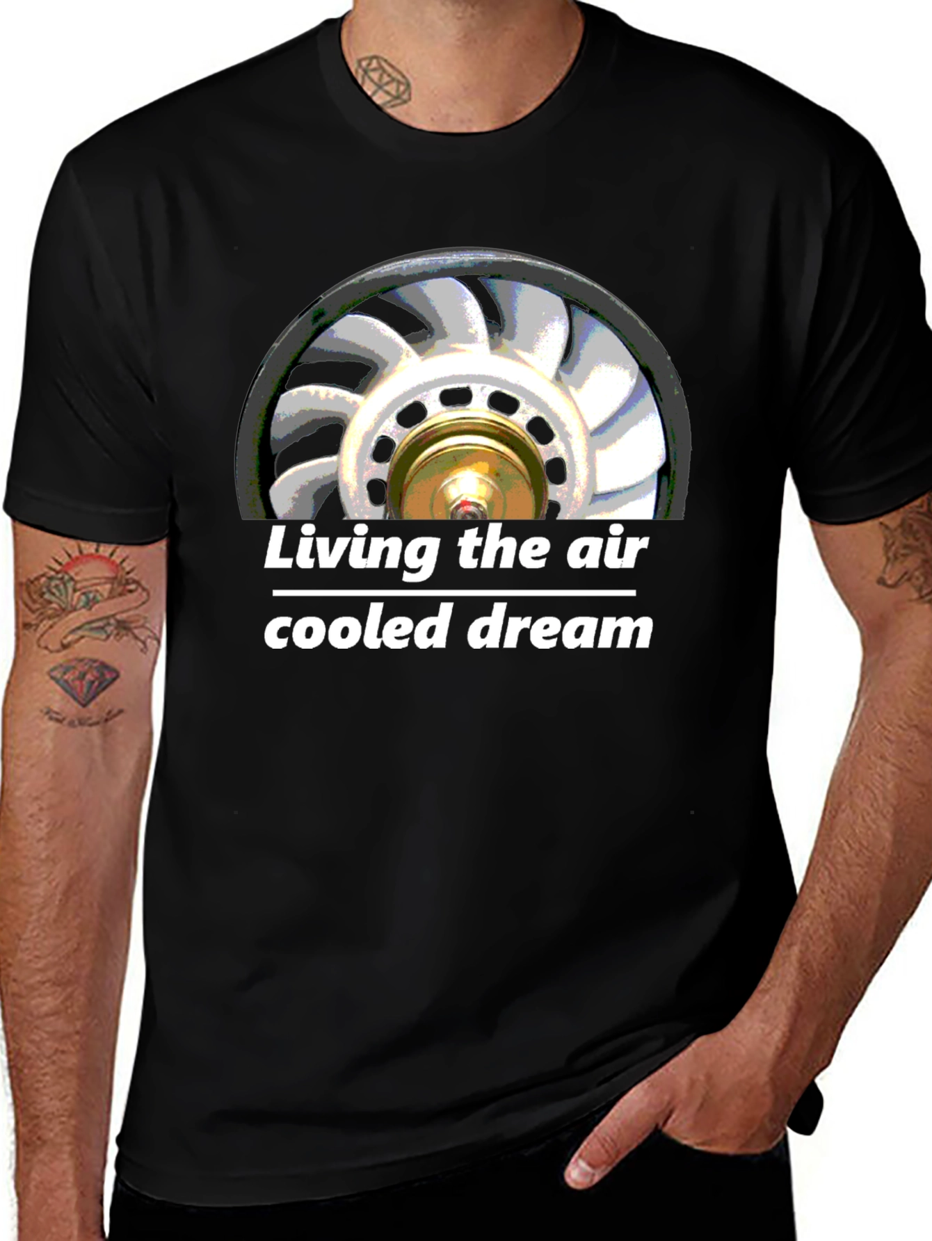 Air Cooled Dream T-Shirt - Automotive Fan Design