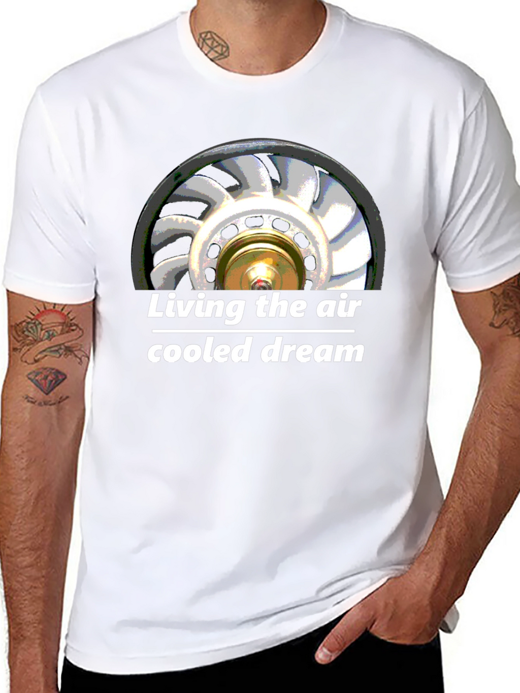 Air Cooled Dream T-Shirt - Automotive Fan Design