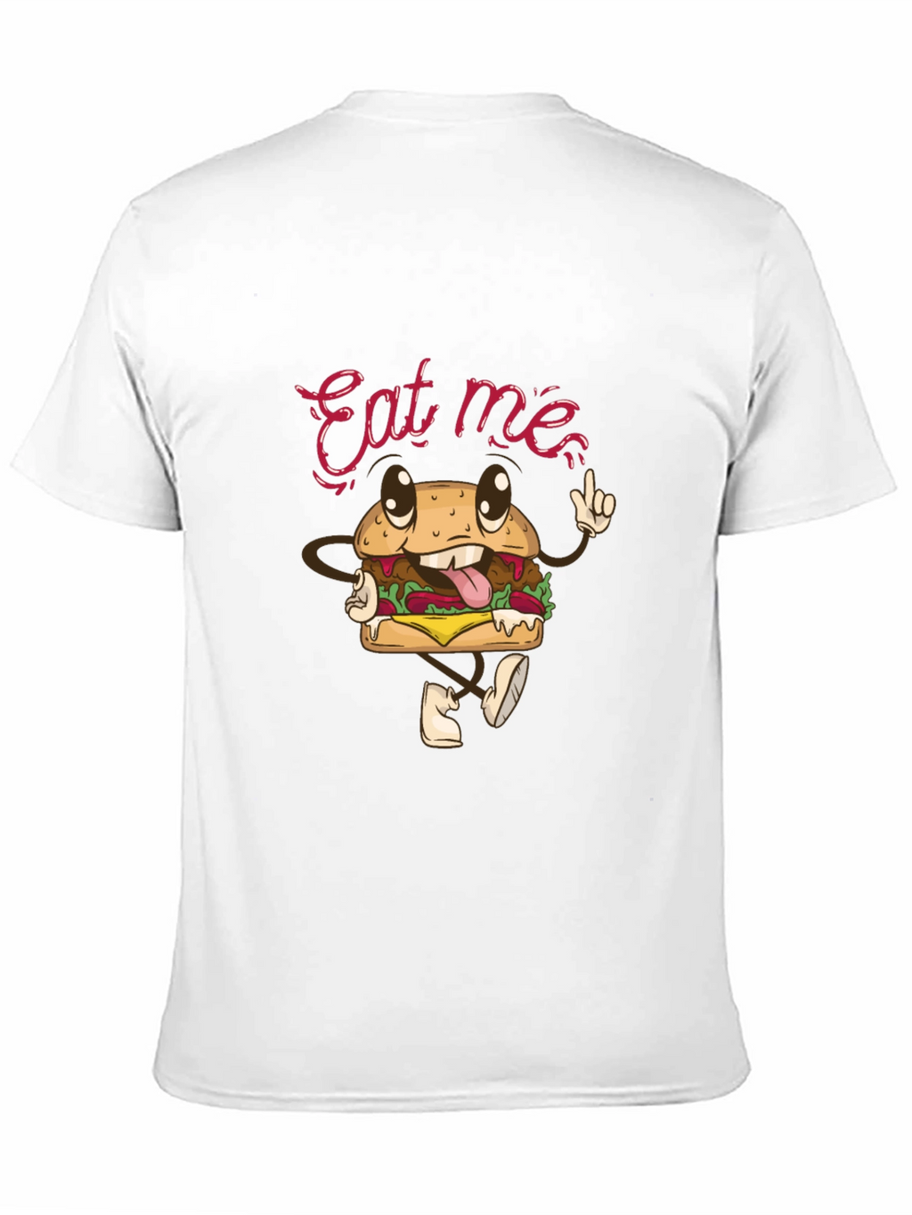 Eat Me Burger Graphic Tee - Black T-Shirt