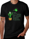 Funny Cactus T-Shirt: Yes All Over My Face