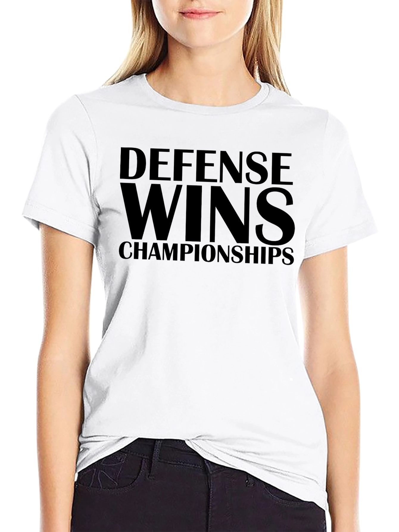 Defense Wins Championships Black T-Shirt