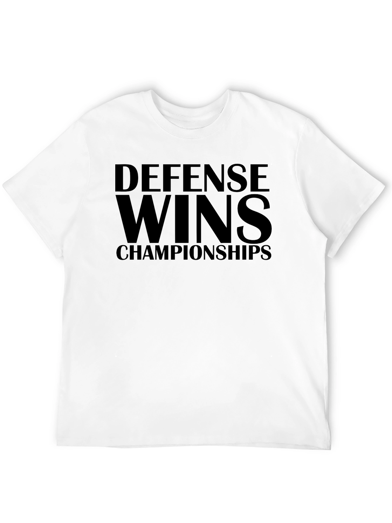 Defense Wins Championships Black T-Shirt