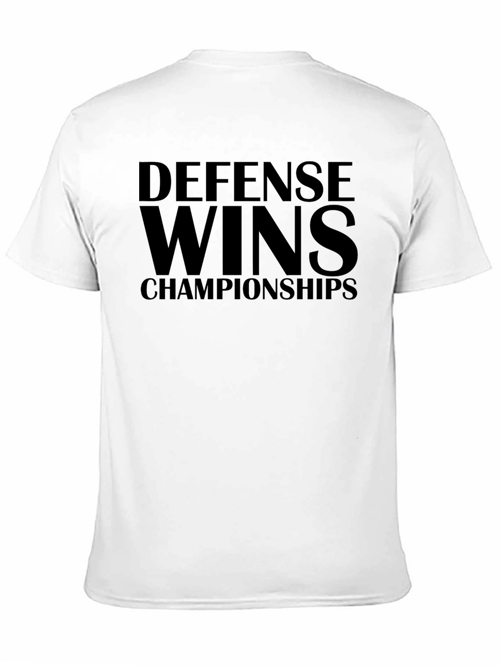 Defense Wins Championships Black T-Shirt