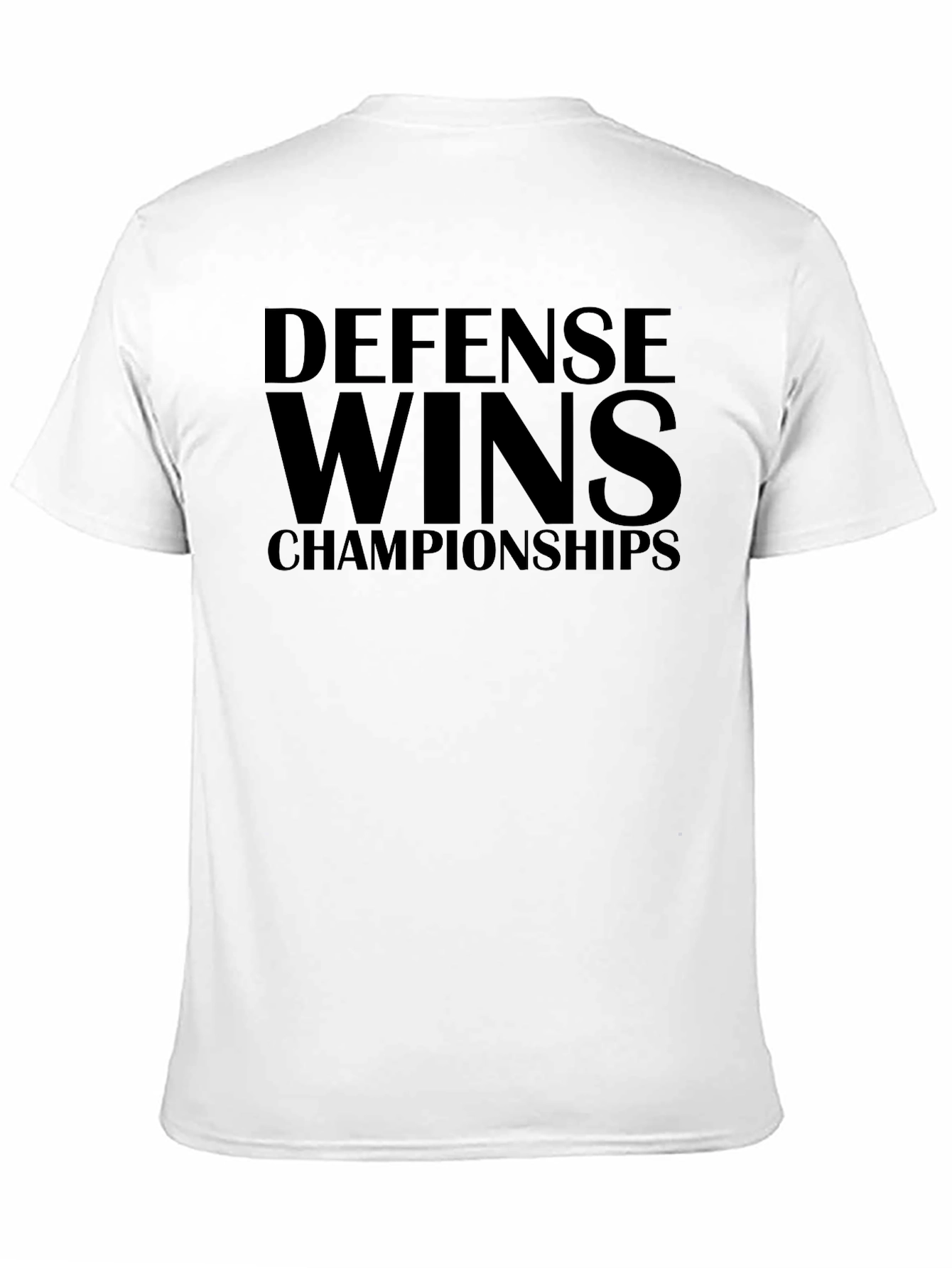 Defense Wins Championships Black T-Shirt