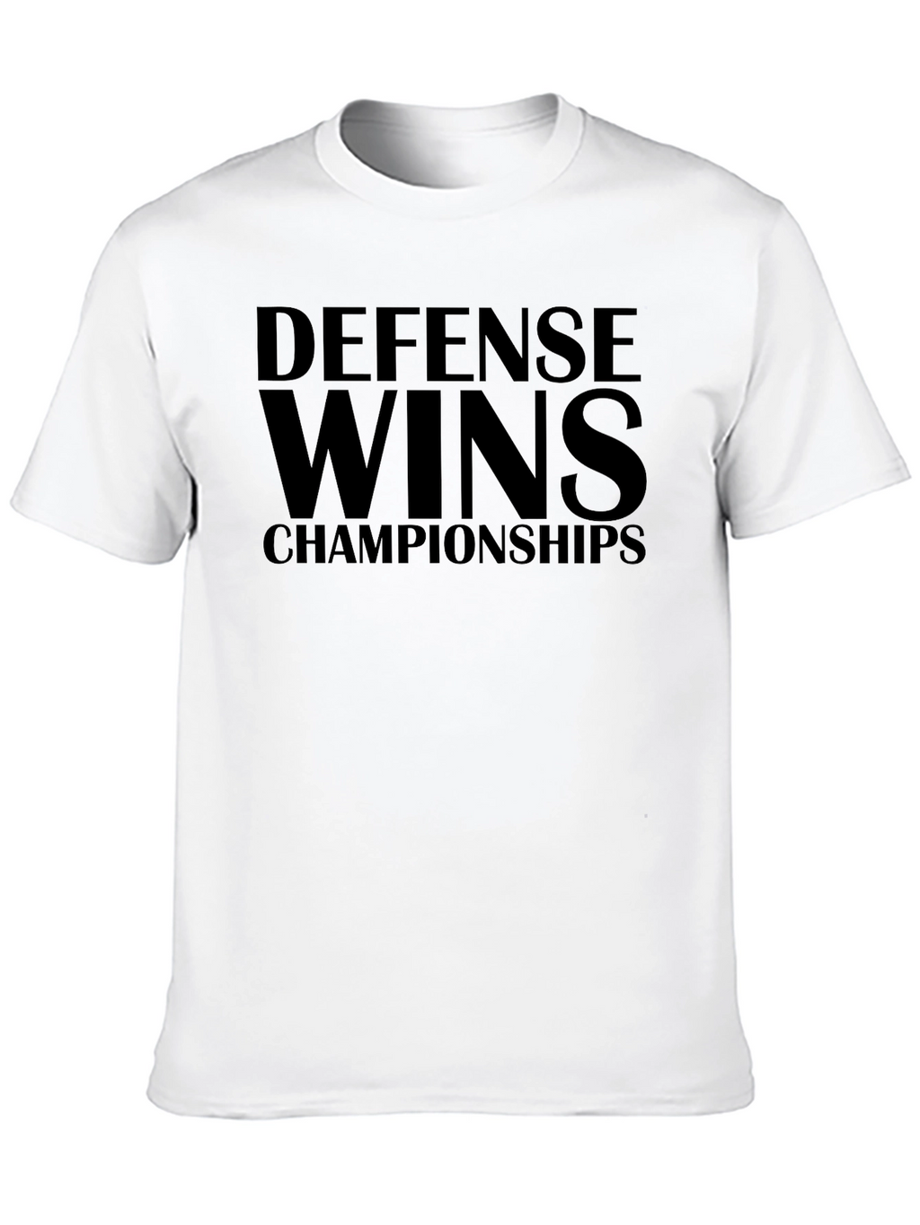 Defense Wins Championships Black T-Shirt