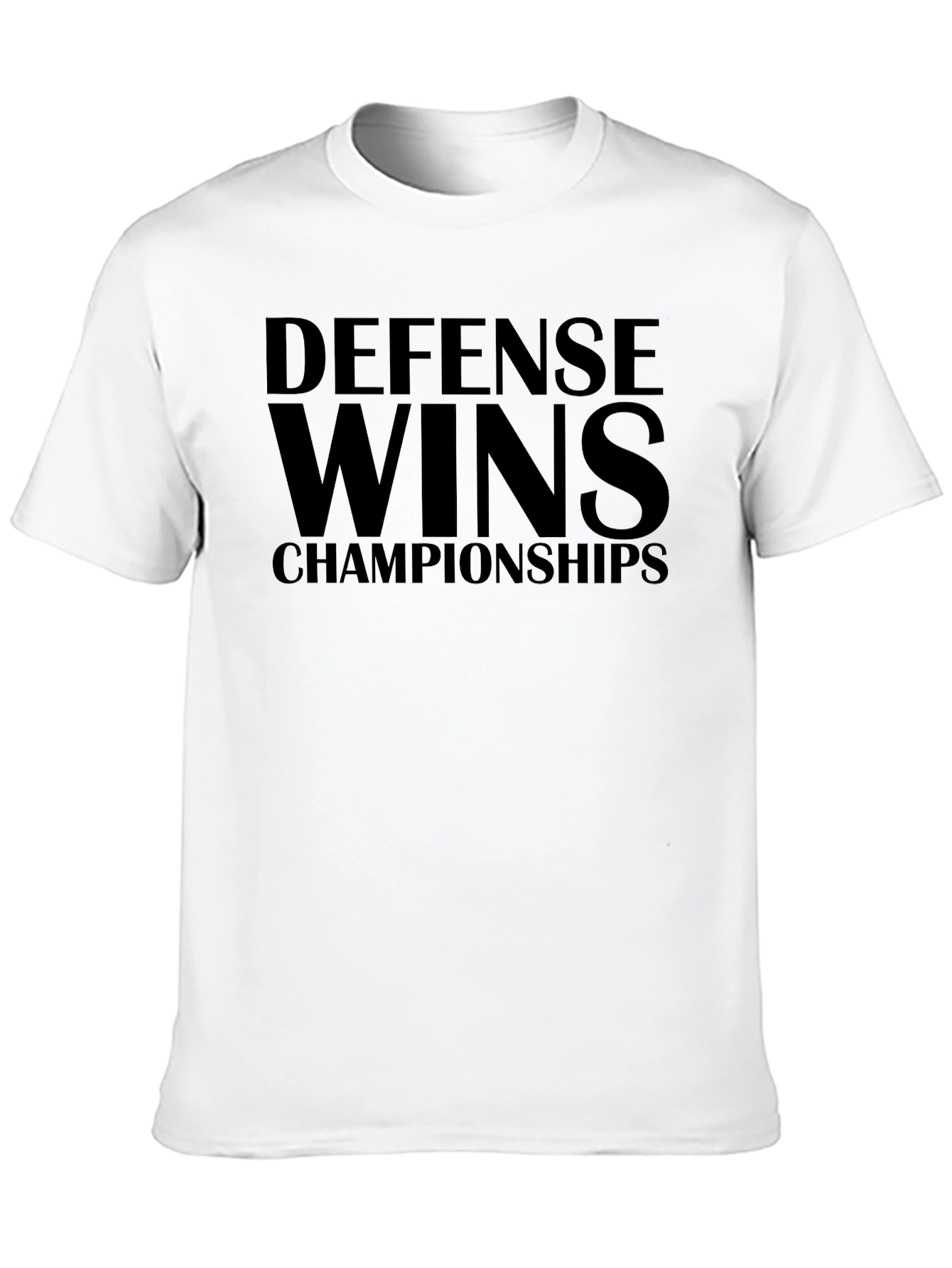 Defense Wins Championships Black T-Shirt