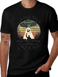 Funny Alien Abduction Golf T-Shirt