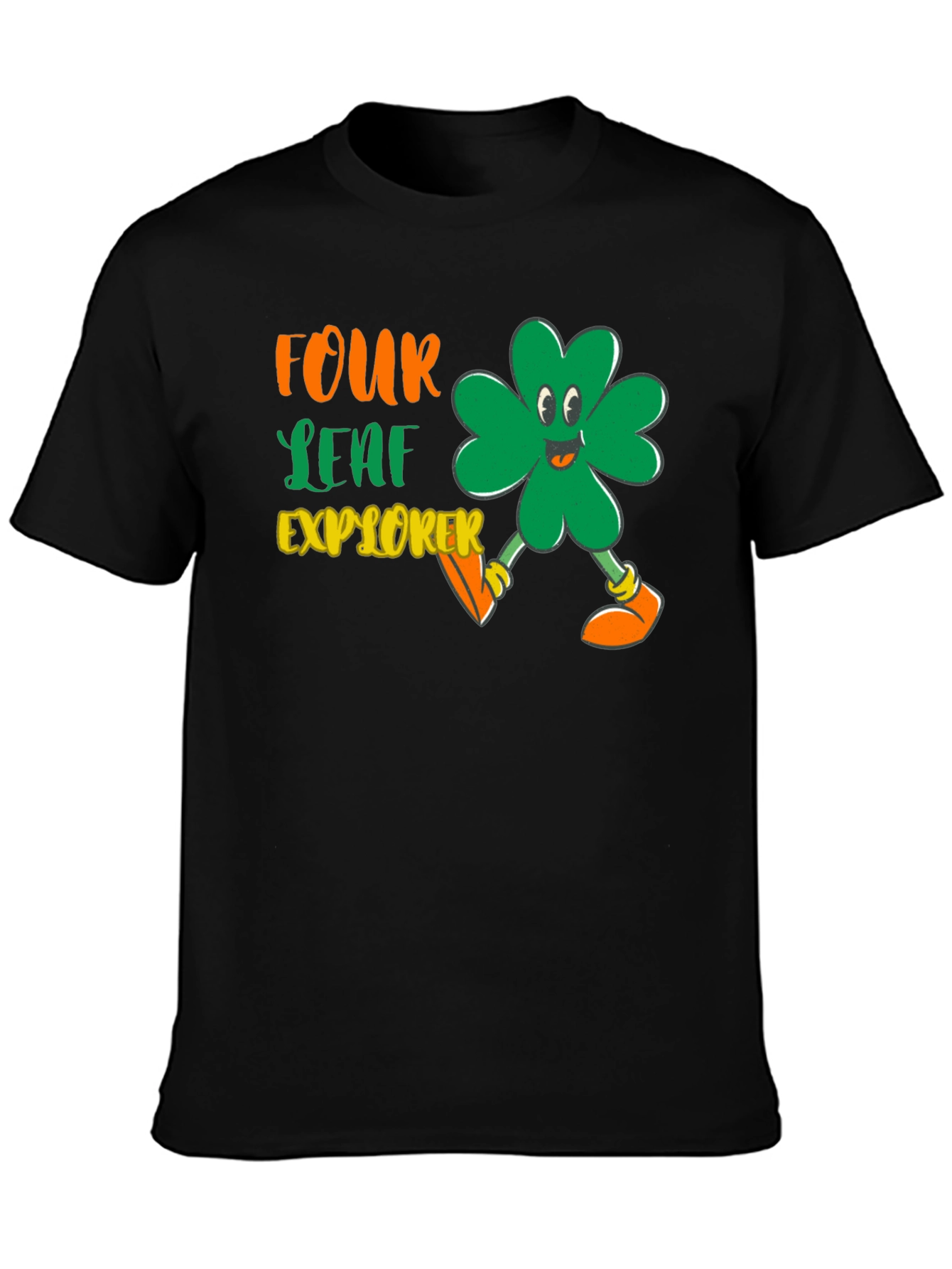 Four Leaf Explorer Graphic Tee - St. Patricks Day Apparel