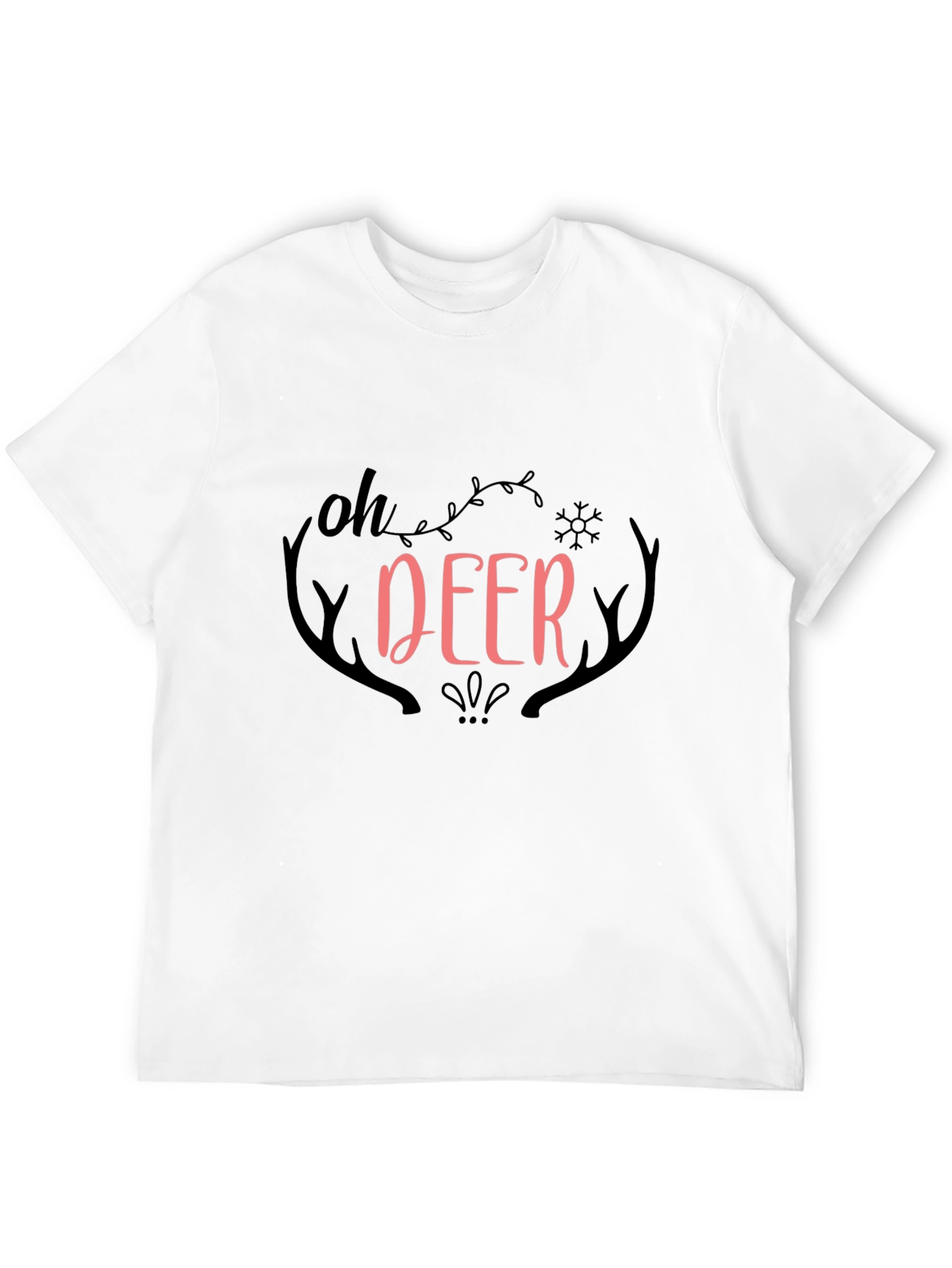 Oh Deer Graphic Tee - Holiday Season Shirt