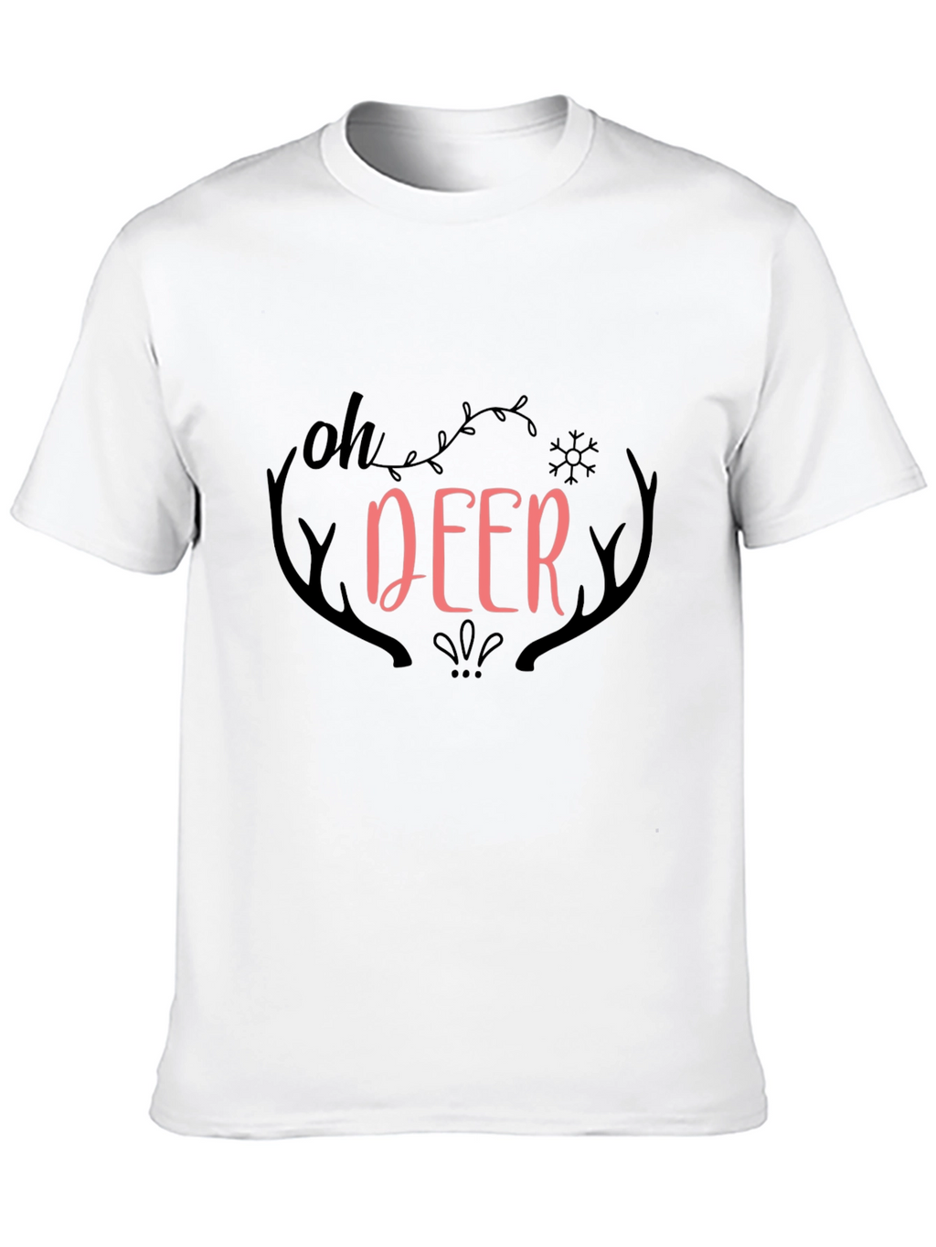 Oh Deer Graphic Tee - Holiday Season Shirt