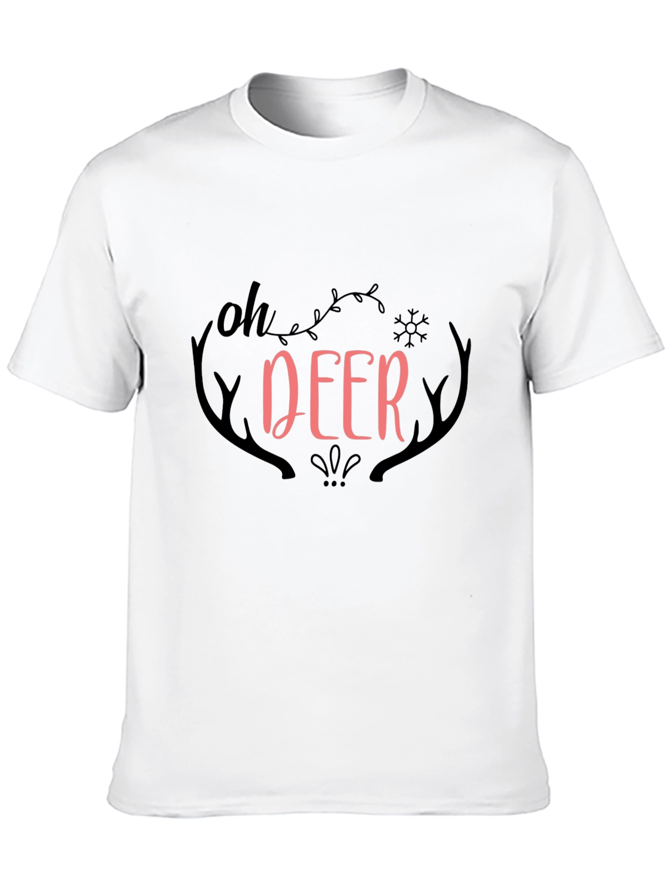 Oh Deer Graphic Tee - Holiday Season Shirt