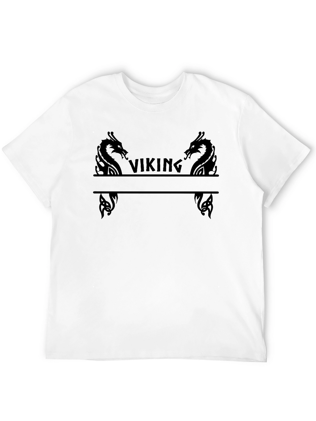 Viking Graphic Tee | Dragon Design