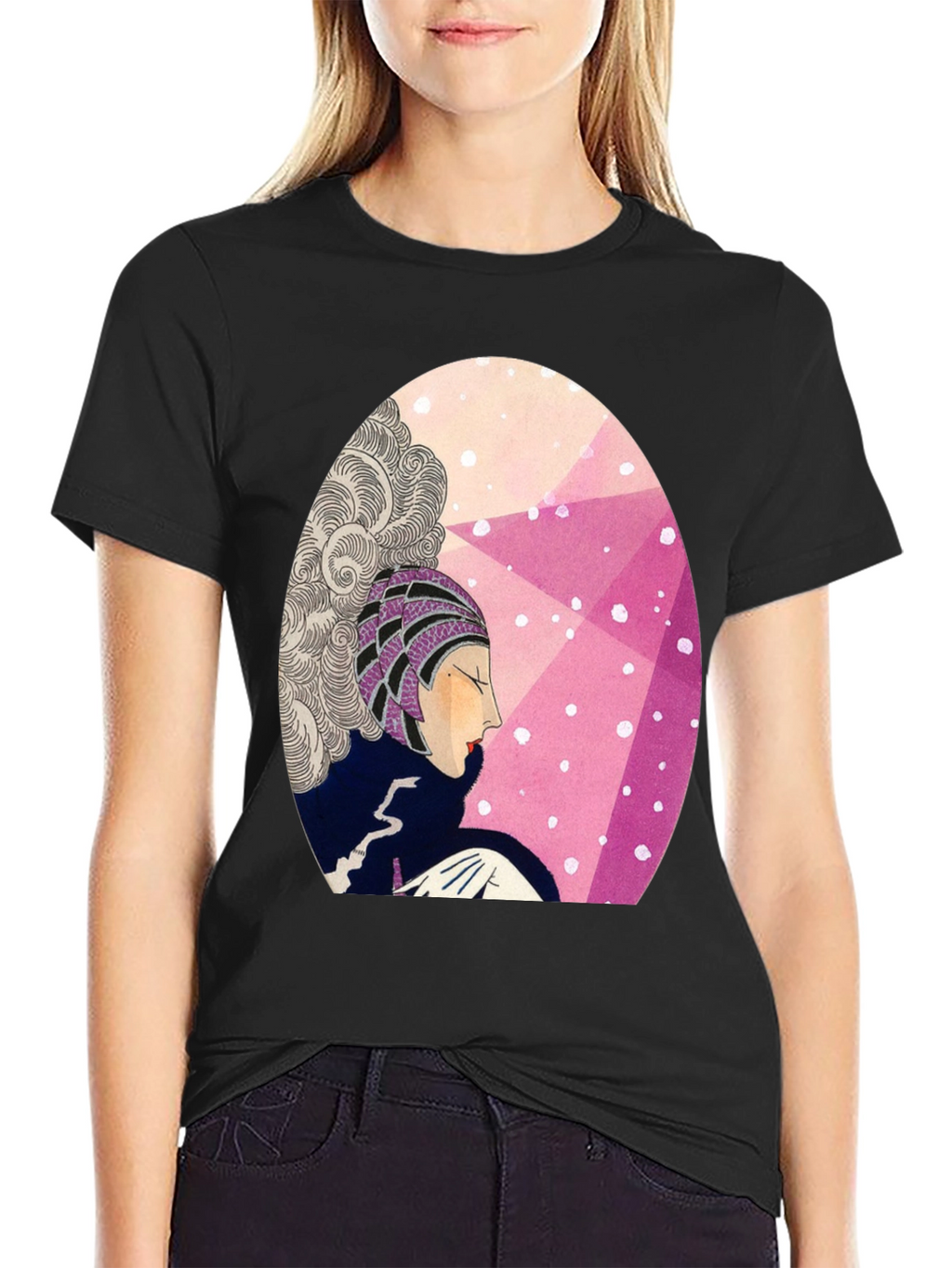 Retro Art Deco Graphic T-Shirt