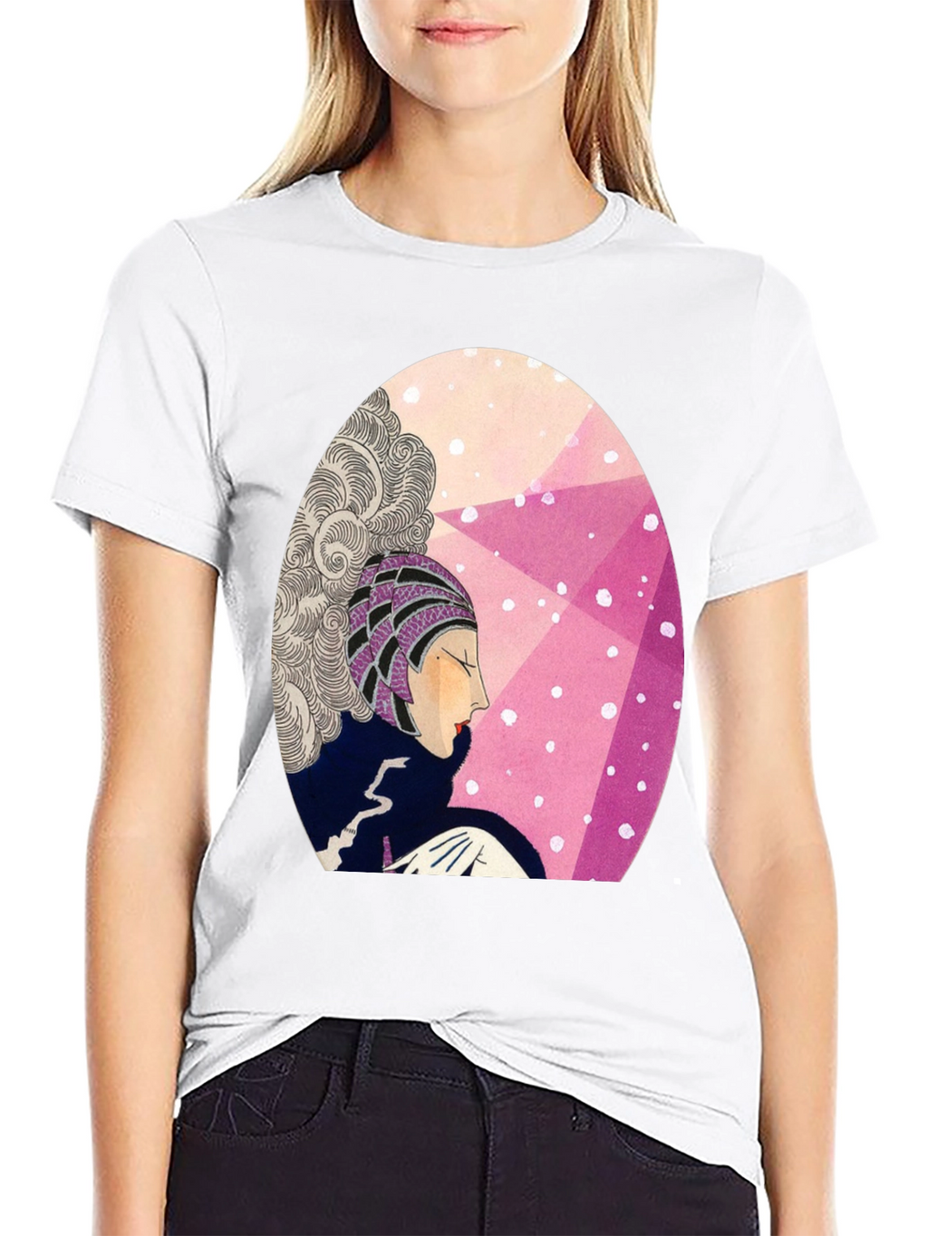 Retro Art Deco Graphic T-Shirt