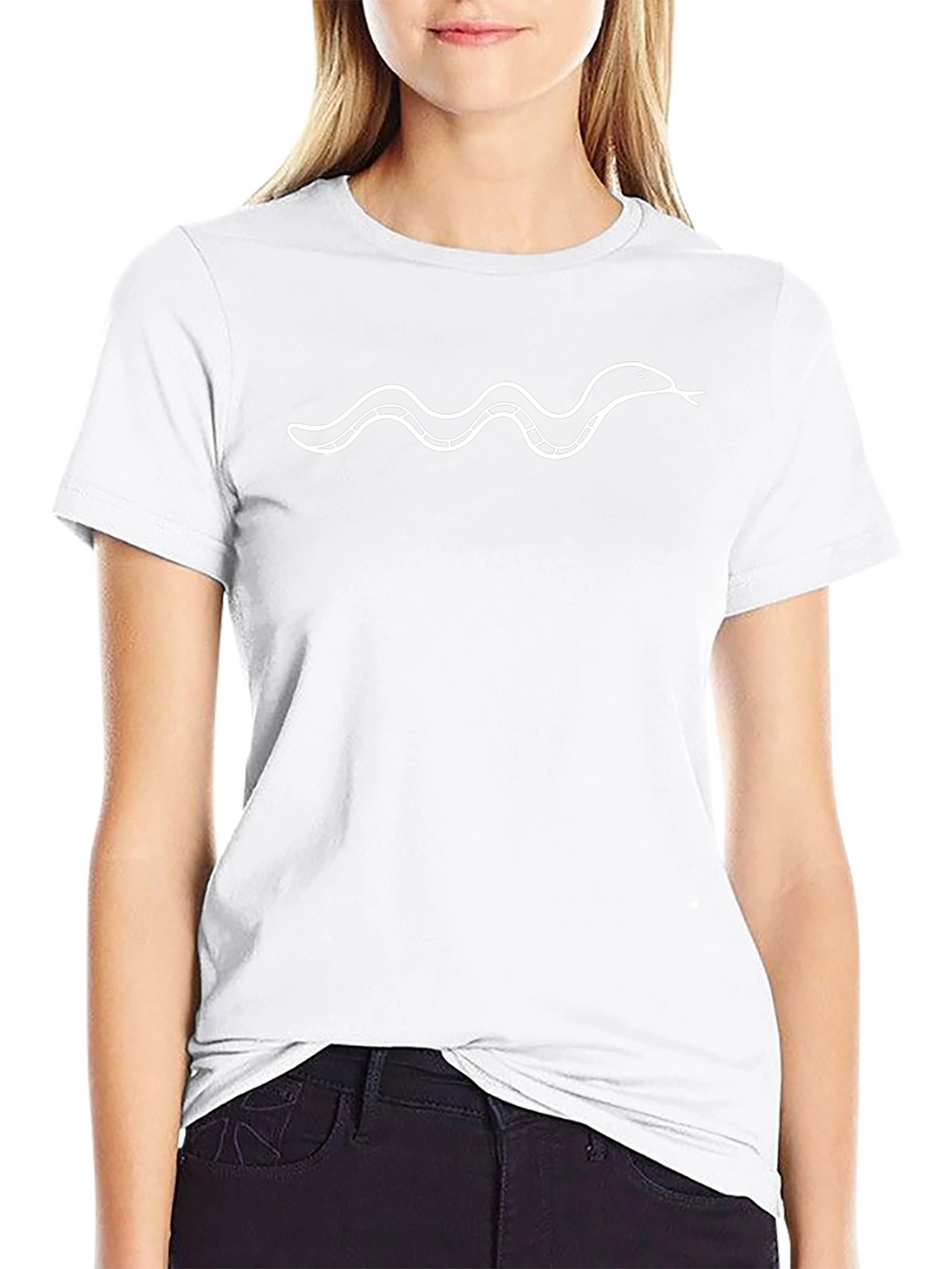 Snake Graphic Tee - Cool Minimalist Design