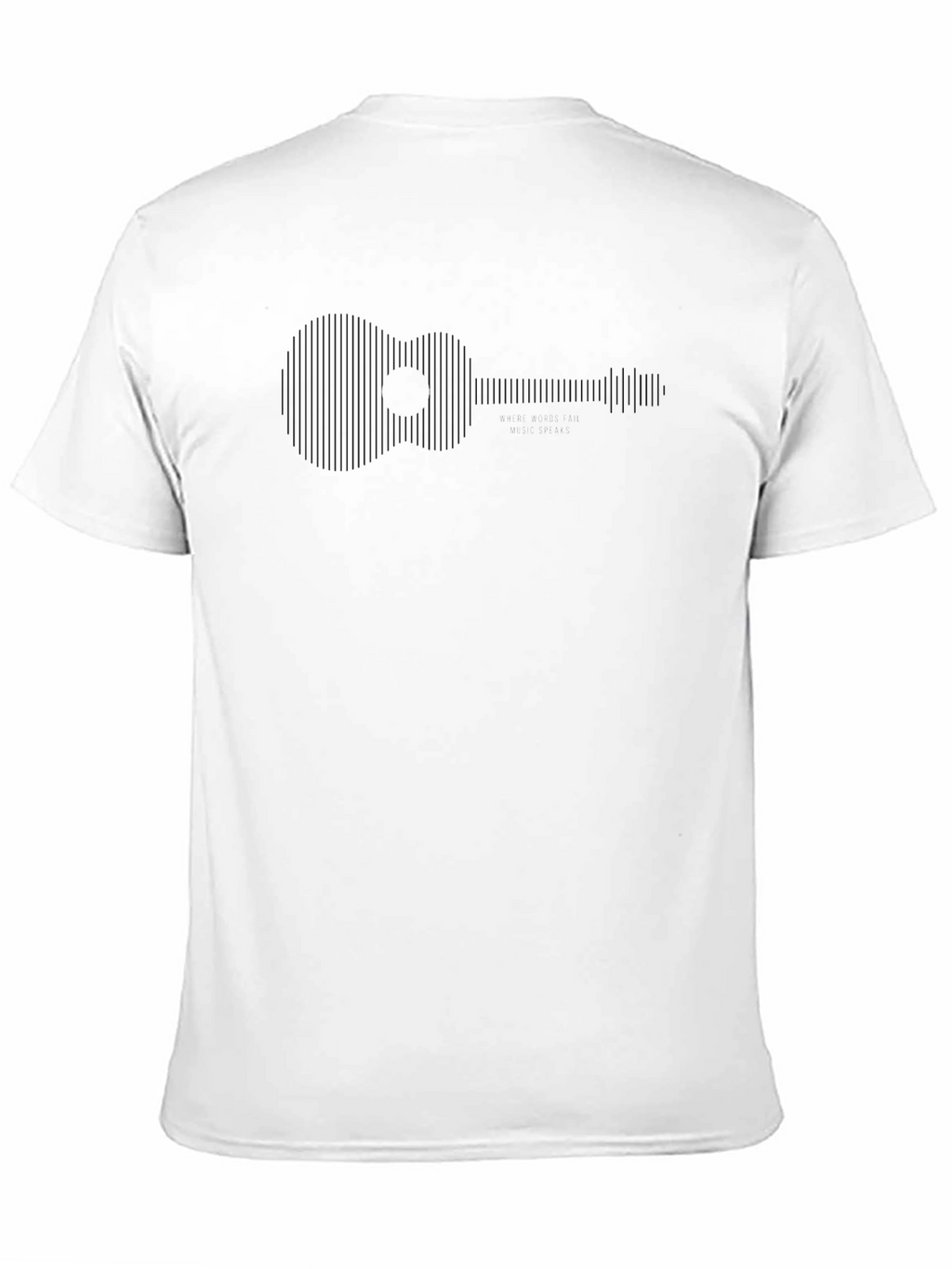 Ukulele Graphic Tee - Black Stylish Music Lover Shirt